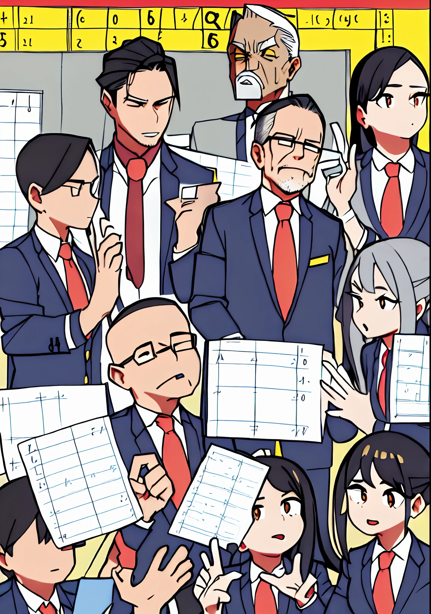 Mr Quijano (the class adviser who is also their math teacher with strict rules and regulations that Alexis finds funny and unnecessary,which is age 50 years old