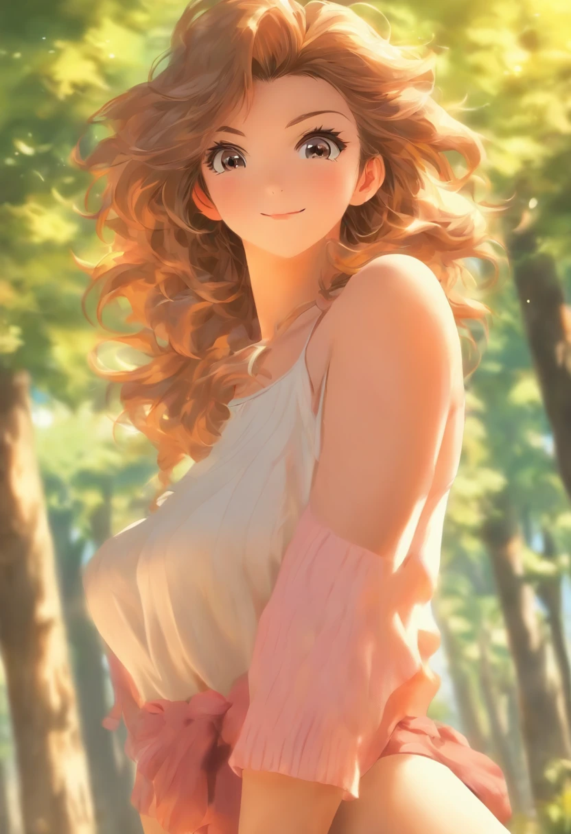 kleine Augen、Doppelverzahnung、Lange gerollte Frisur、Kleine dicke Frau、20 Jahre alt、Ein dunkelhaariger、a smile、Hide the chest with your hands、halbnackt、Herbstlandschaft、Haare, die von der Sonne beleuchtet werden、hitornfreckles、winzige Brust、runder Hintern、Leibchen、Wear panties、Ganzkörperesbian、Licht, that enters through the window、Sexy rear view、Streich、