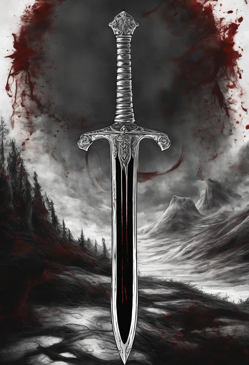 Blood-bathed sword