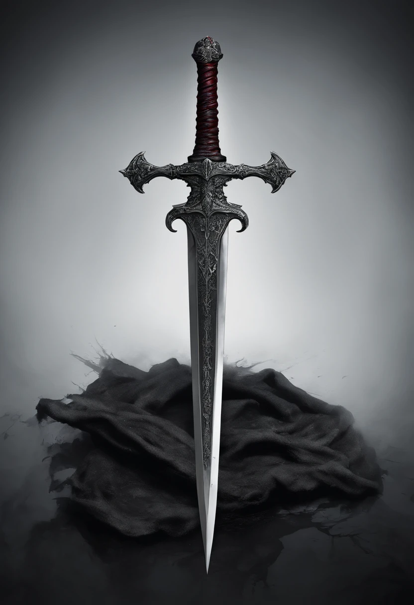 Blood-bathed sword