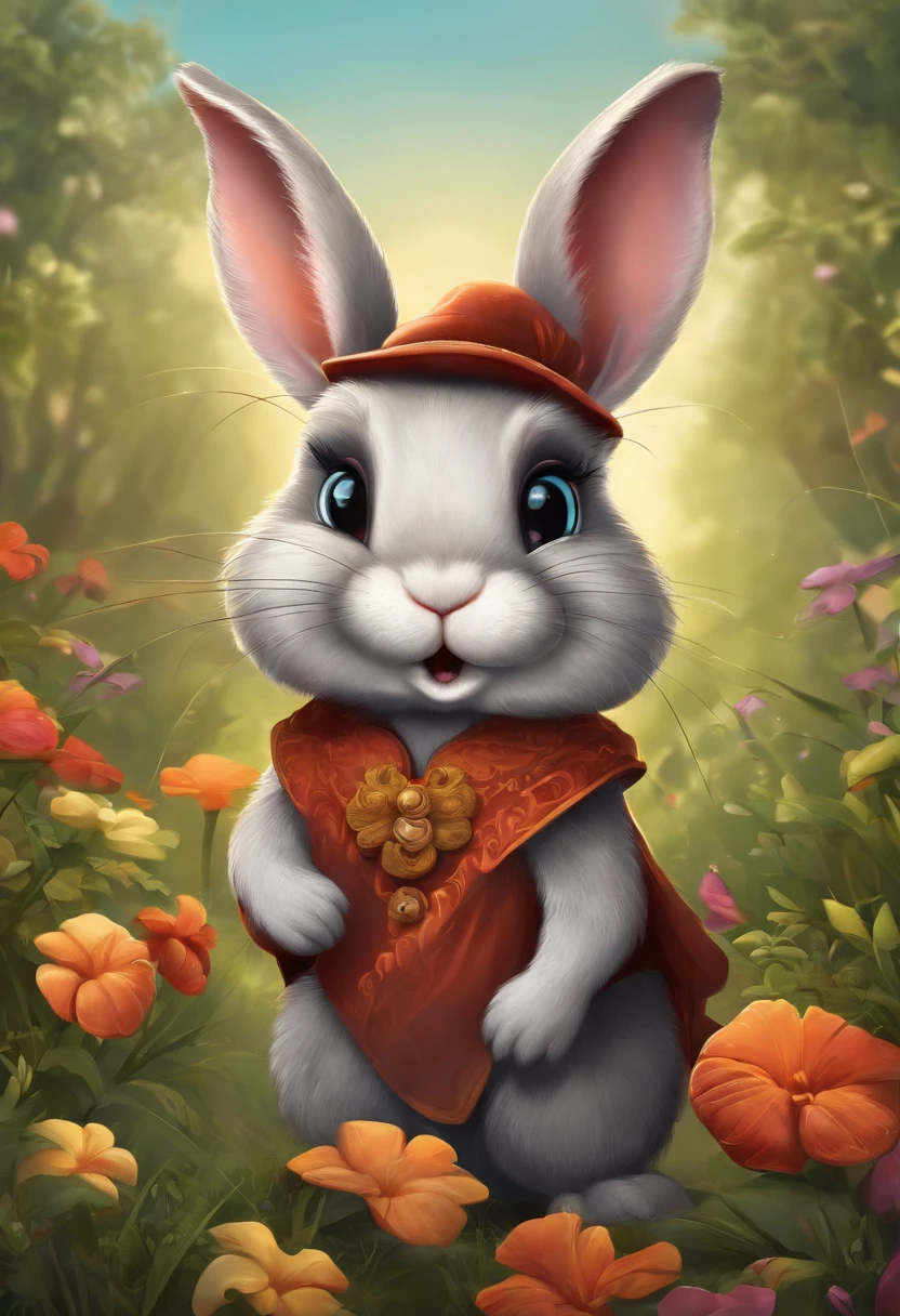 Cartoon bunny illustration