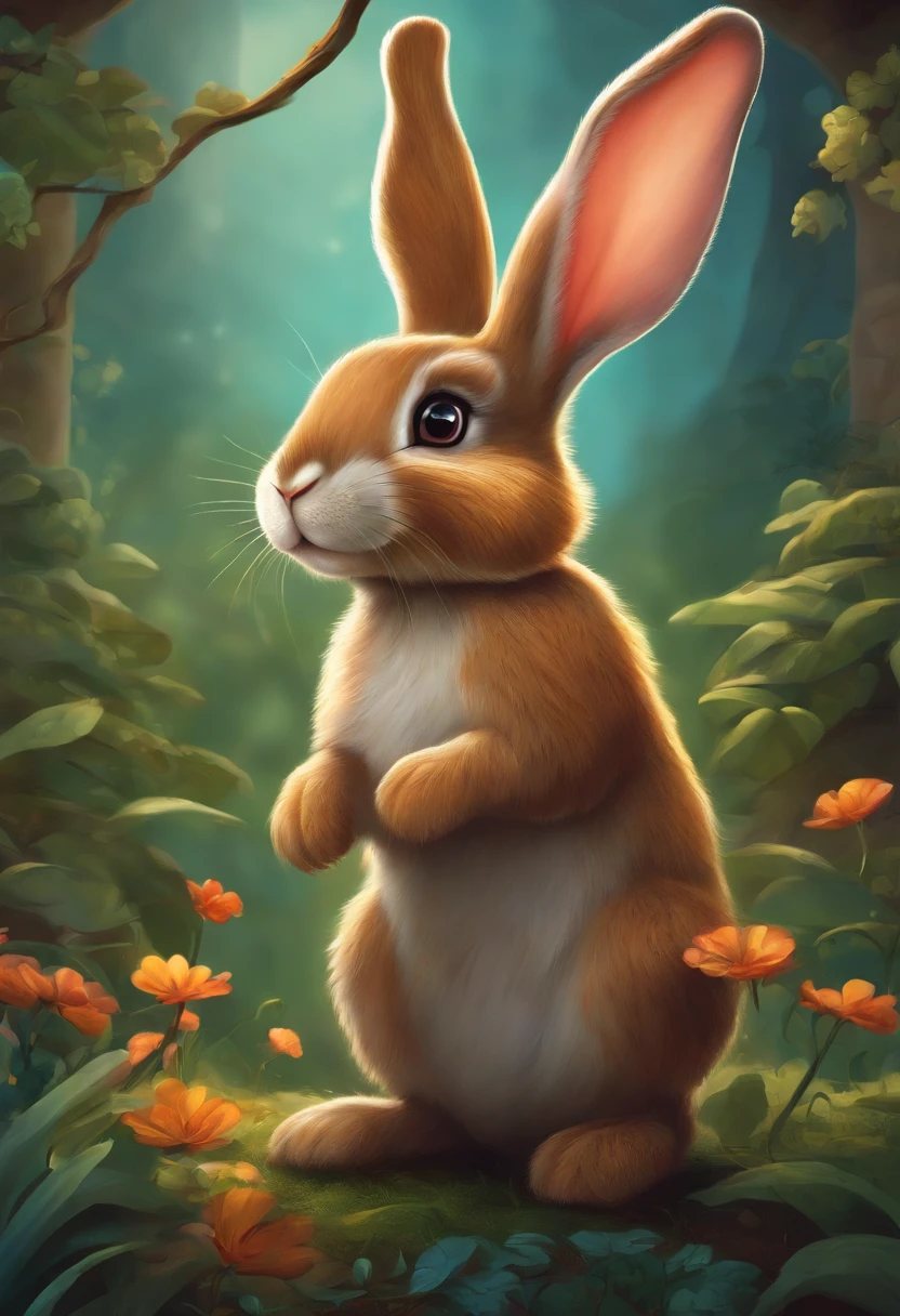 Cartoon bunny illustration