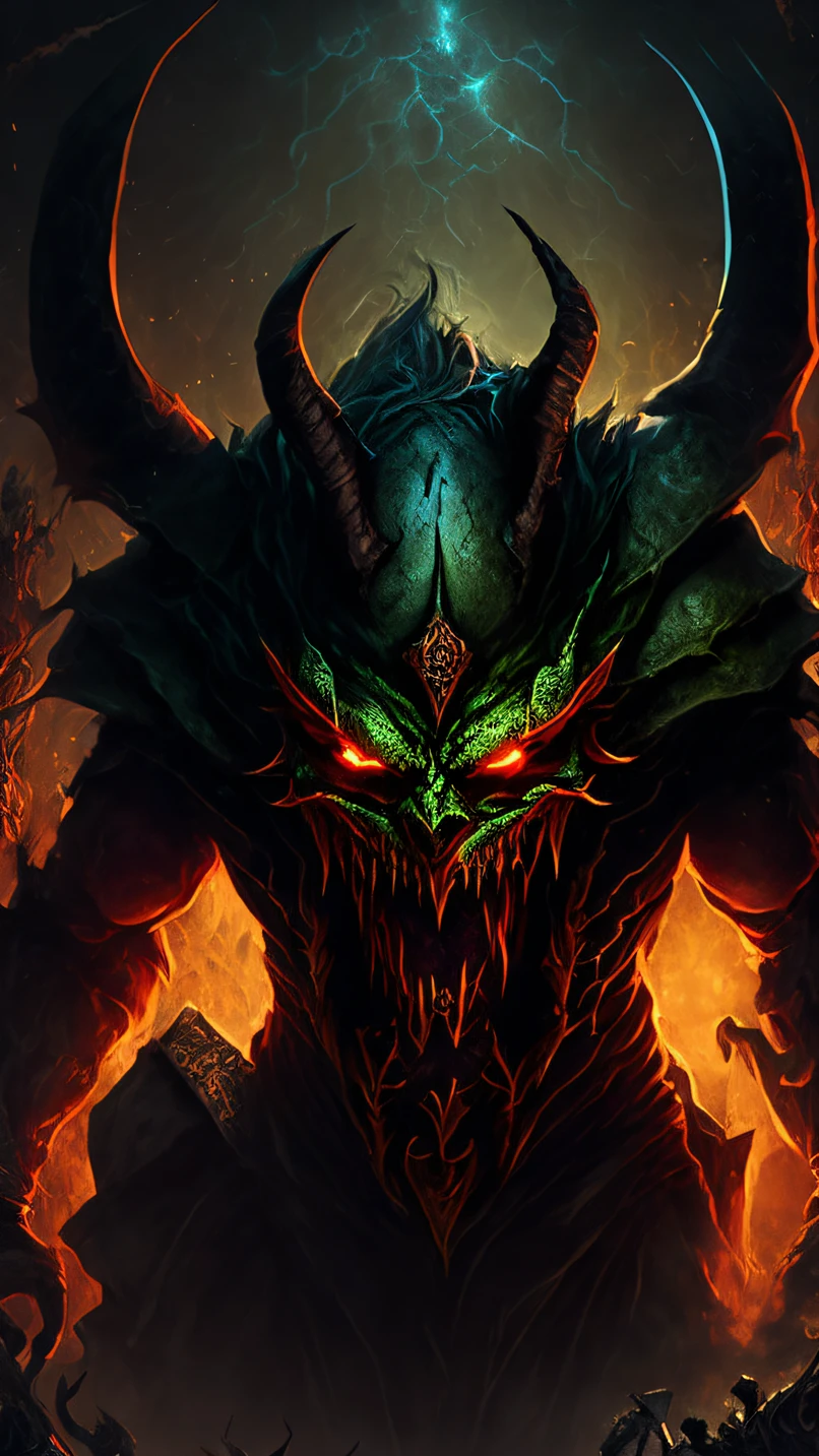 Visualize 'The Fiend' as a symbol of chaos and darkness. Describe the symbols, iconography, or imagery associated with this enigmatic figure. How do people react when they encounter these symbols, and what myths or legends surround them? Delve into the psychology of those who believe in The Fiend's existence and the effect it has on their actions and beliefs. What is the significance of The Fiend in your story or world-building, and how does it contribute to the narrative's atmosphere?"