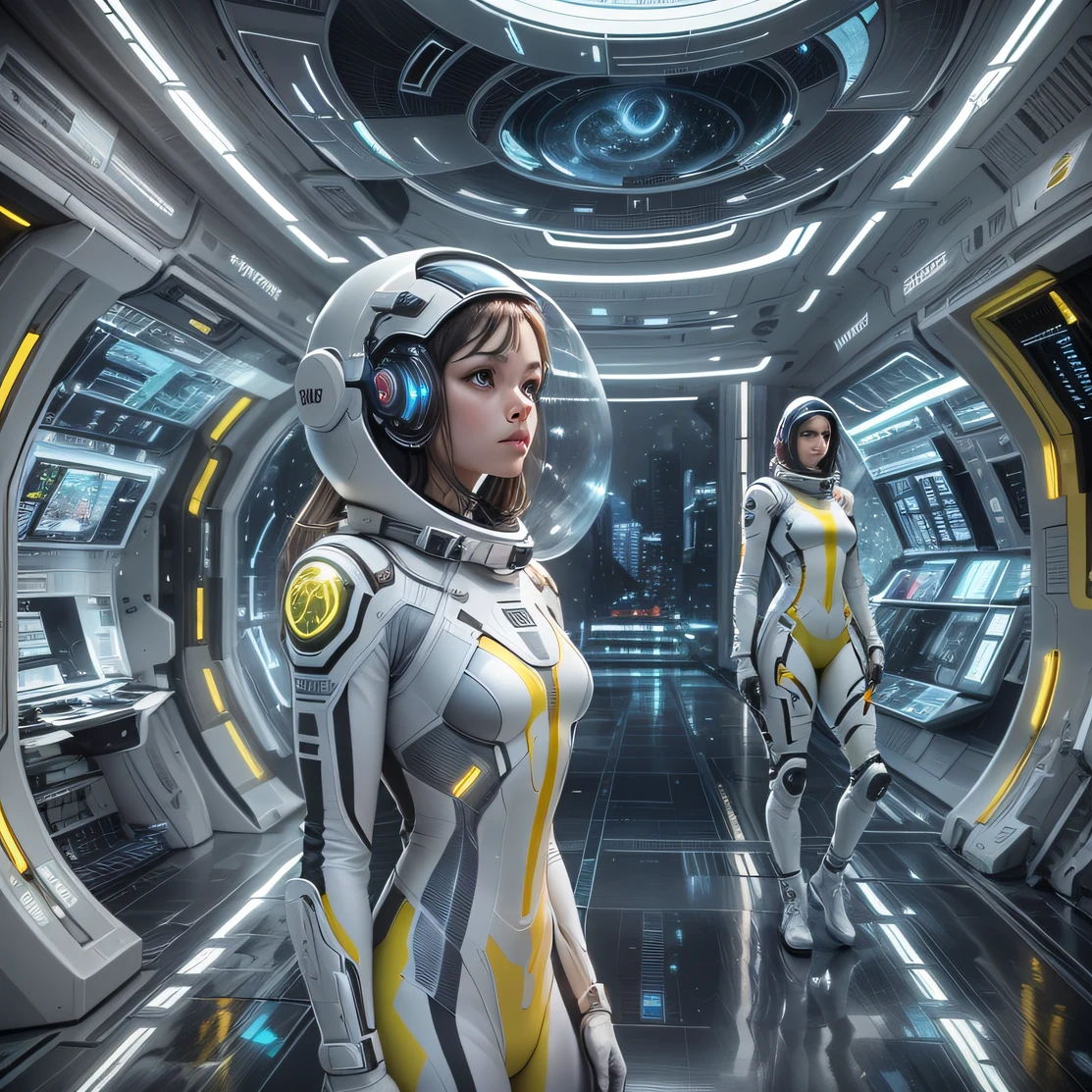 Cidade futuristica, fanciful, 24th century 32K(tmasterpiece,k hd,hyper HD,32K),Light and thin spacesuit