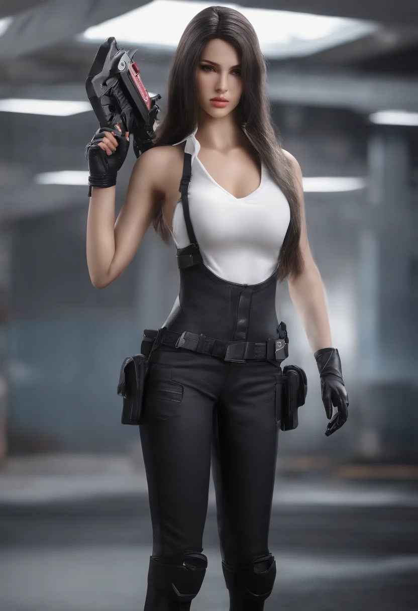 ((Masterpiece, Best quality)), (1fille), (seulement), (Accent sur les femmes), Yoru (chainsaw man),(high detail face, real picture, realistic white skin, realistic body, Intricate details), Haut du corps, Focus sur le visage, cheveux roses en forme de queue de cheval,poitrine de taille moyenne , porte un Blaser noir et un short en jean court et moulant