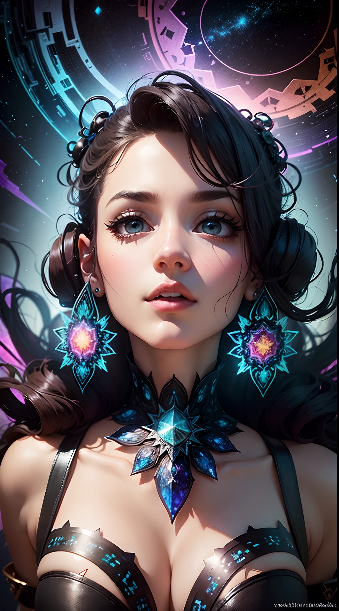 Embark on a mind-blowing journey through a realm of hyper-hallucinatory fantasy in digital art. Let your creativity run wild as you conjure up a fantastical world where the boundaries of imagination are broken. Use a kaleidoscope of colors, detalhes intrincados, and surreal elements to create an immersive visual experience that defies logic and reason. Esta obra de arte deve transportar os espectadores para um lugar onde a fantasia reina suprema, inviting them to explore the depths of hyper-hallucinatory wonder.