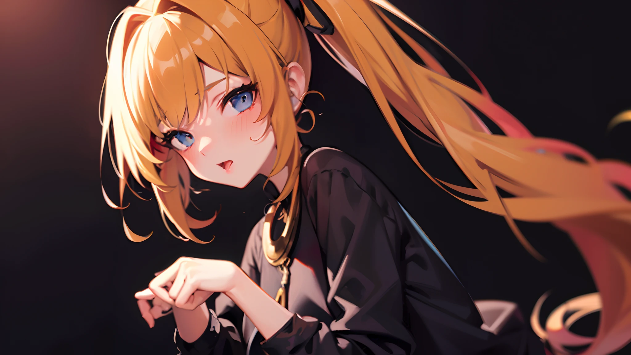 masterpiece, lots of detail, 4k, 8k, highres, soft lighting, 2girls, kissing, tongue, saliva, blush, drool, {loose clothes|sweater}, {green eyes|red eyes|blue eyes|gold eyes}, {bangs|pubic hair}, {very long hair|short hair|curly hair}, {red hair|black hair|blonde hair|multicolored hair|green hair|purple hair}, {twintails|ponytail|loose hair|bob cut|hime cut|tomboy}, warm, detailed hands, {low angle|medium angle|high angle}