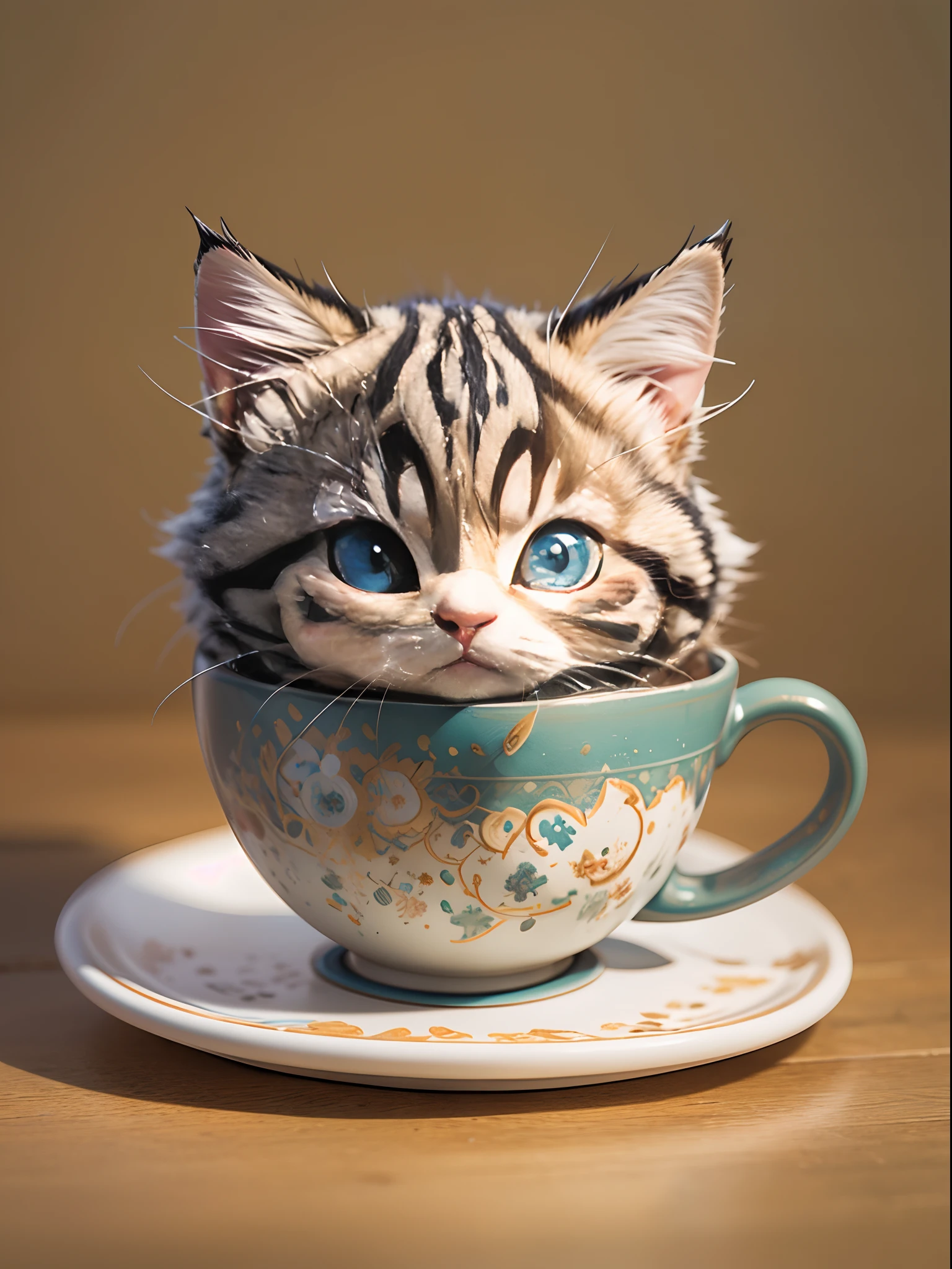 1 cute a cat hugging a warm cup,russian kitten,Warm,Cup,Natural,no humans,Beautiful view,hdr,tail detailed wire,intricate details,hdr,4k textures,soft cinematic light,photolab,hdr,intricate,elegant,cinematic shot,vignette,centered,hyperdetailed,intricate details,