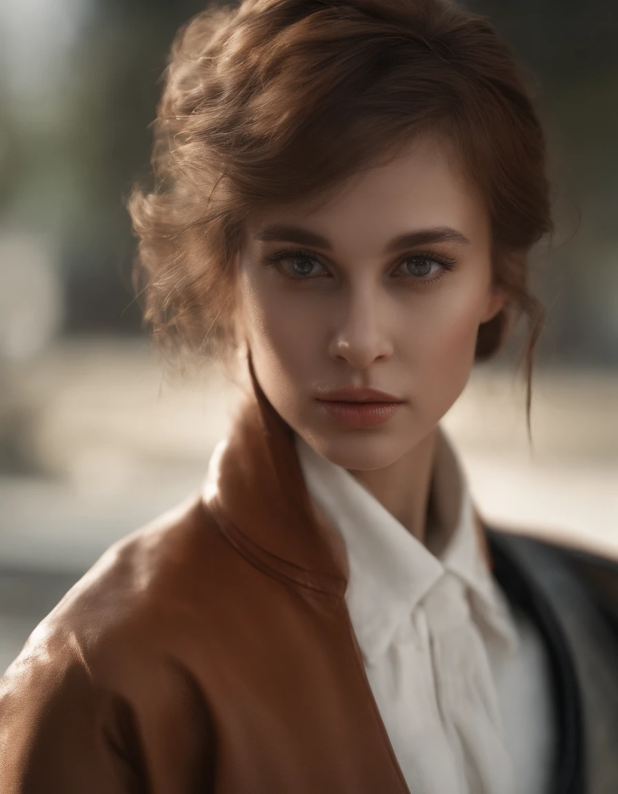 randome pose,full bodyesbian, mix4, (8K, RAW photos, best qualtiy, tmasterpiece: 1.45), (realisticlying, realisticlying: 1.37), one-girl, adolable, view over city, the night, Sateen, dampness, profesional lighting, フォトンマッピング, ラジオシティ, physically-based renderingt, gradient brunette hair, greyt hair, short and wavy hair, Handsome, girl, deep V neckline slip dress, paleskin, High quality photos, A high resolution, 1080p, (Clear face), (Detailed face description), (Detailed hand description), (tmasterpiece),(Delicate CG),extreme light and shadows,messy hair,tmasterpiece,rich details,(finely detailed facial features),(a photograph of highest quality),(tmasterpiece),(Detailed eyes),Look into your eyes,Fine collarbones,(:1.47),