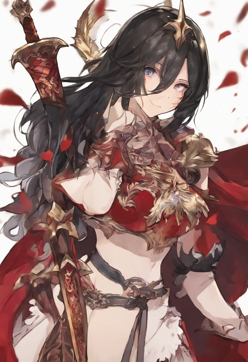 Faraway view,tmasterpiece,rich details,1girll, solo person,Blonde hair,long whitr hair,Red eyes,Royal sister face,mature,Adult females are plump,huge tit,Black armor,Heavy armor,Covered with pure black steel armor,The whole body shows only the face,shelmet,Armor,Reload armor,Lady Knight,Muscle woman,A giantess,large tall,Strong,looks down on a viewer,Whole body diagram,with a huge mouth open,Full body armor coverage,steel armor,unholy,Whole body diagram,Thick thighs,Exaggerated big ass,Long legs,Huge sword,Dark Armor,blood red colored sky,Black Castle Background,with her mouth open,Sword in hand,Heavy steel cuirass,Black and red armor,arma,holding enormous sword,Crimson sky,Black leather boots,Thick and huge armor,k hd,4K,ssmile,gentleness,Shark teeth,Black and red armor,A giant sword as tall as a human,plumw,huge tit,blood red colored sky