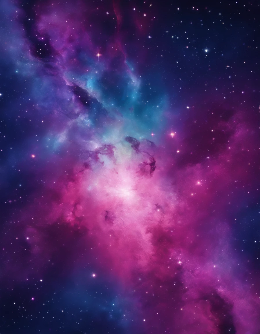 Nebula, guardians of the galaxy, gotg, starry sky, sparking gradient background