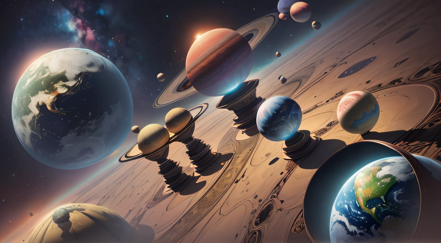About the multiverse of planets and their millions of versions