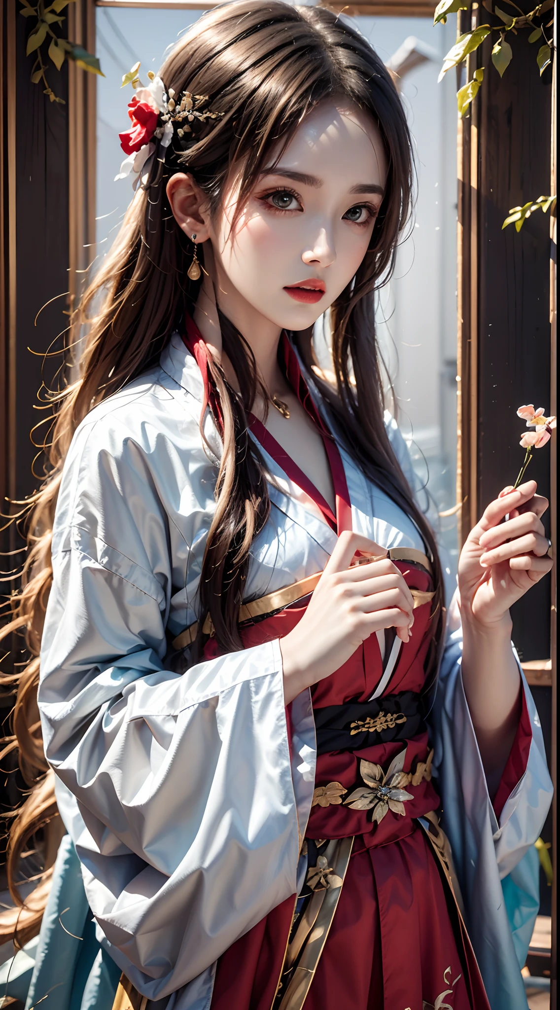 photorealistic, high resolution,masterpiece,best quality,ultra-detailed, 1women, hanfu