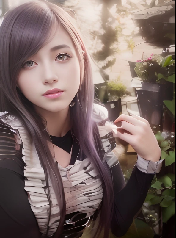 1girl,beautiful vintage color, instagram (photorealistic, high resolution:1.4), ((puffy eyes)), looking at viewer, , full body (8k, RAW photo, best quality, masterpiece:1.2), (realistic, photo-realistic:1.37),(sharp focus:1.2), professional lighting, photon mapping, radiosity, physically-based rendering, (pale skin:1.2),(small breasts:1.2), looking at viewer, (middle hair:1.5), portrait, purple eyes, (sliver hair:1.1),bangs, (simple background:1.4), solo, upper body, realistic,(masterpiece:1.4),(best quality:1.4),(shiny skin),fashi-girl,makeup,smile(skinny,closed mouth,shy :1.3) ,(standing,black Stewardess uniform,Necromancer:1.1),medium bust,sexy pose ,