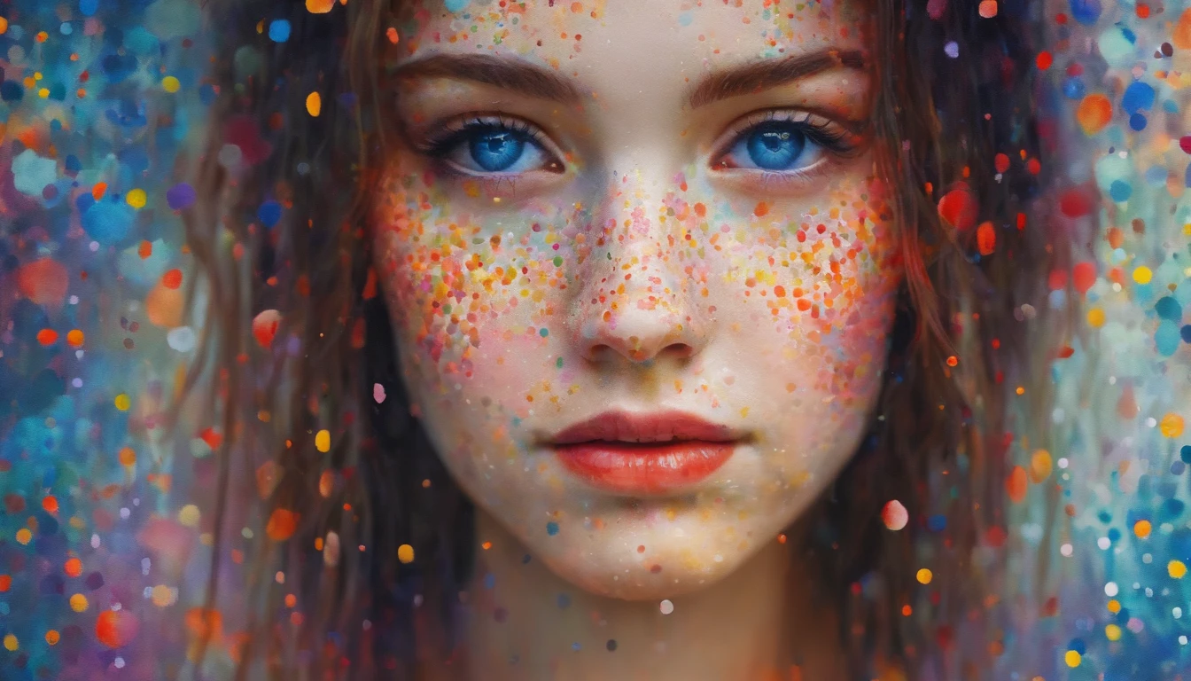 (best quality,masterpiece:1.2,sharp focus),(bright gradient watercolor,vibrant colors),(dreamy, ethereal),(white background),(girl)
