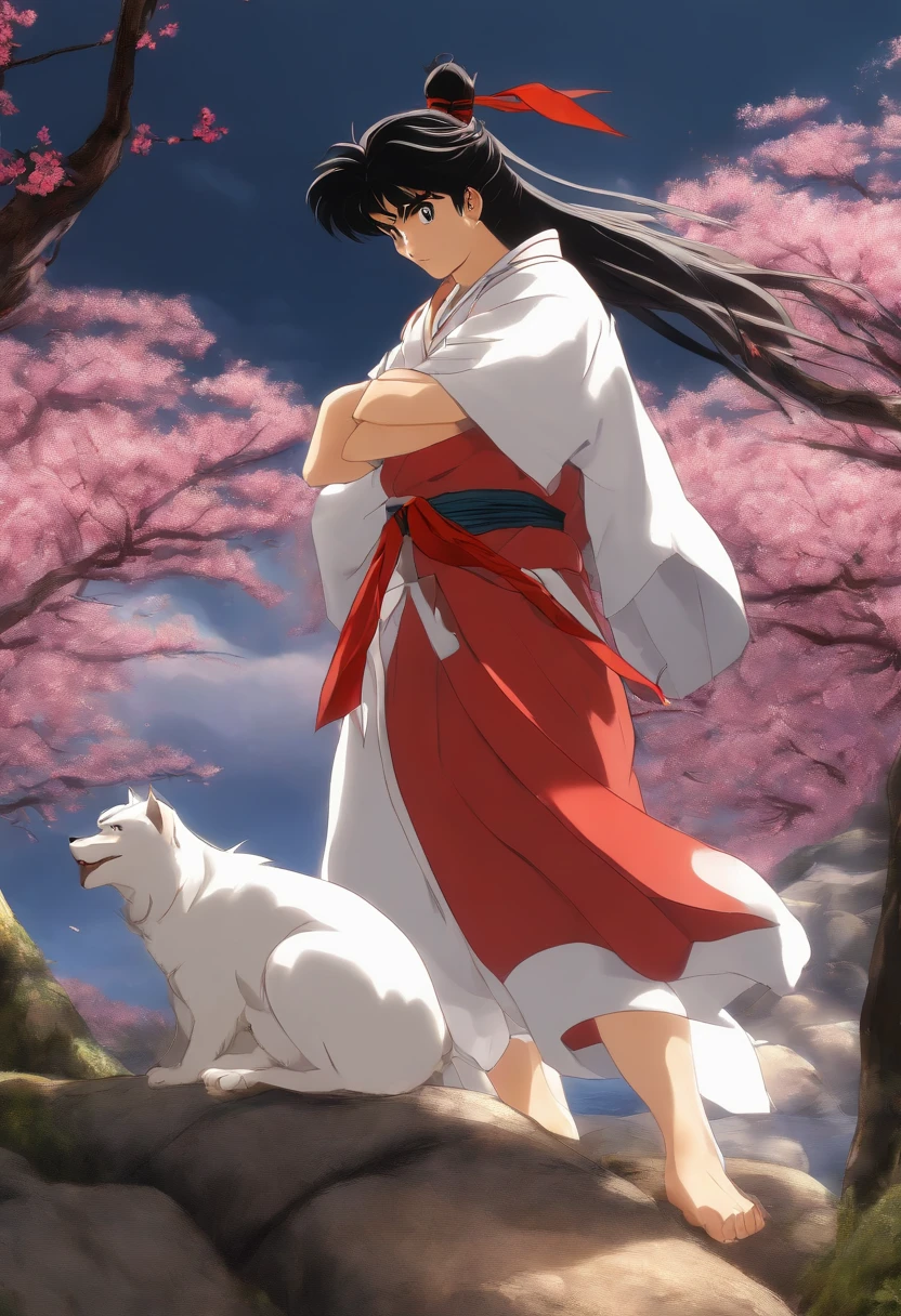 Inuyasha
label: Illustrations, Vibrant colors, anime big breast, charact, Kagome, inuyasha, Action, Landscapes, mysterious creature, Demons, Adventure, Cherry blossoms, traditionalcostumes, sword fighting, fantasy

(Best quality,4K,8K,A high resolution,Masterpiece:1.2),Ultra-detailed,(Realistic,Photorealistic,photo-realistic:1.37), hdr, hyper HD, Studio lighting, Ultra-fine painting, Sharp focus, Physically-based rendering, Extreme detail description, professional, Vivid colors, Bokeh, Illustrations, Vibrant colors, anime big breast, charact, Kagome, inuyasha, Action, Landscapes, mysterious creature, Demons, Adventure, Cherry blossoms, traditionalcostumes, sword fighting, fantasy