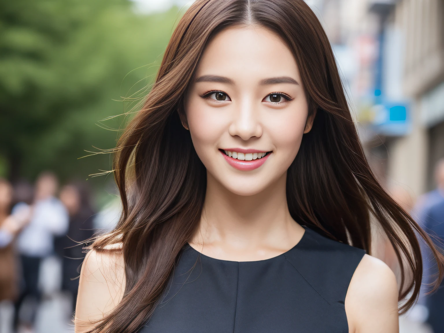 (Tabletop:1.3), (8K, Realistic, RAW Photos, Highest quality: 1.4), Japanese, (One Girl), Beautiful Face, (Realistic Face), (Black Hair), Beautiful hairstyle, Realistic eyes, Beautiful attention to detail, (Realistic Skin), Beautiful Skin, Charm, Ultra-high resolution, Surreal, Very detailed, Golden Ratio,.)、One girl、cute、Laughter、Mouth closed、Beautiful details、Beautiful nose down to the last detail、Esbian all over、Wet your hair、Giant Dalcefo、pork、、Thighs Thighs Thighs Thighs,Upper Body