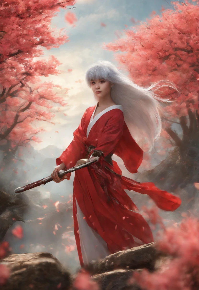 Inuyasha
label: Illustrations, Vibrant colors, anime big breast, charact, Kagome, inuyasha, Action, Landscapes, mysterious creature, Demons, Adventure, Cherry blossoms, traditionalcostumes, sword fighting, fantasy

(Best quality,4K,8K,A high resolution,Masterpiece:1.2),Ultra-detailed,(Realistic,Photorealistic,photo-realistic:1.37), hdr, hyper HD, Studio lighting, Ultra-fine painting, Sharp focus, Physically-based rendering, Extreme detail description, professional, Vivid colors, Bokeh, Illustrations, Vibrant colors, anime big breast, charact, Kagome, inuyasha, Action, Landscapes, mysterious creature, Demons, Adventure, Cherry blossoms, traditionalcostumes, sword fighting, fantasy