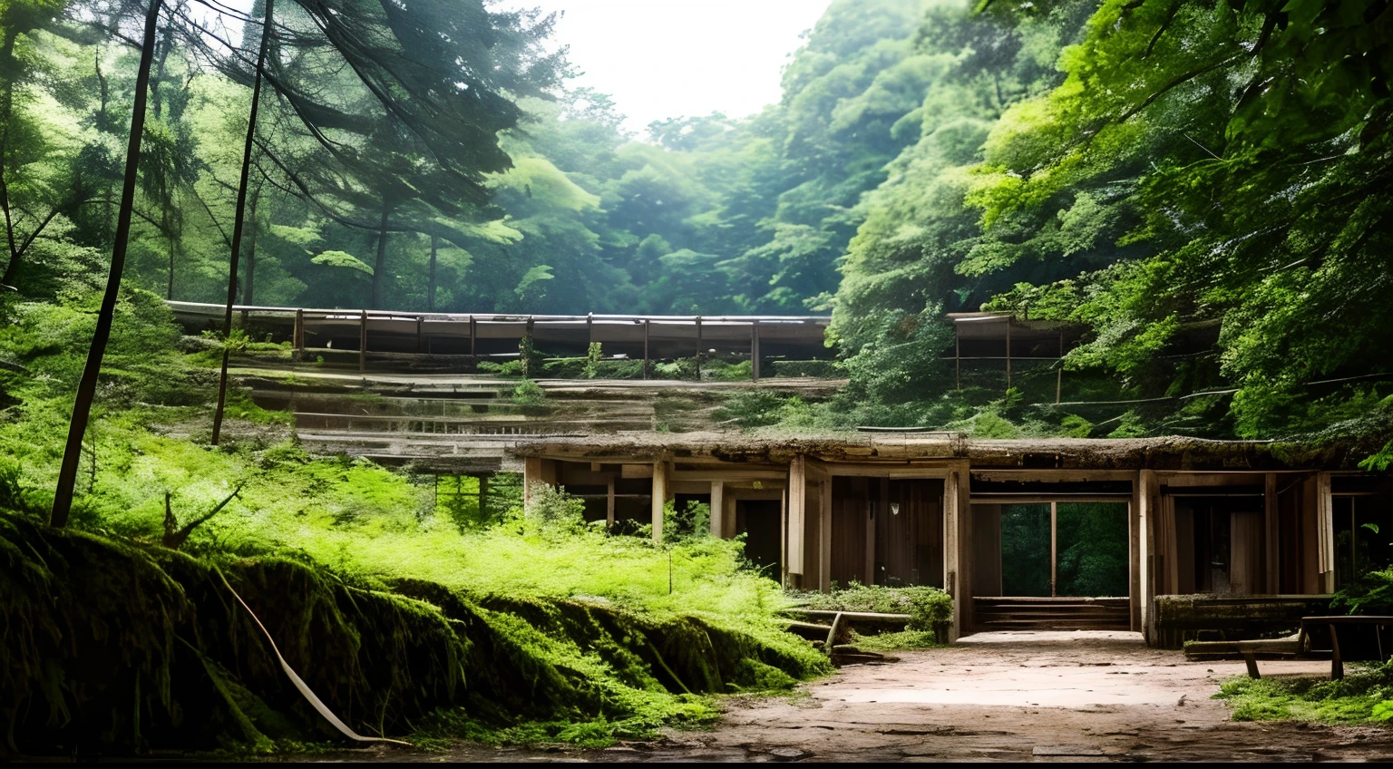 the woods、ruins
