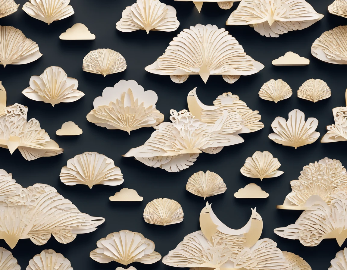 (Paper-cut Art:1.6), three-dimensional undulations. whale swimming between the clouds, Golden Hour, Heart-warming, fantasy, Kawaii, (best quality,4k,8k,highres,masterpiece:1.2),ultra-detailed,(realistic,photorealistic,photo-realistic:1.37), Simple back ground,