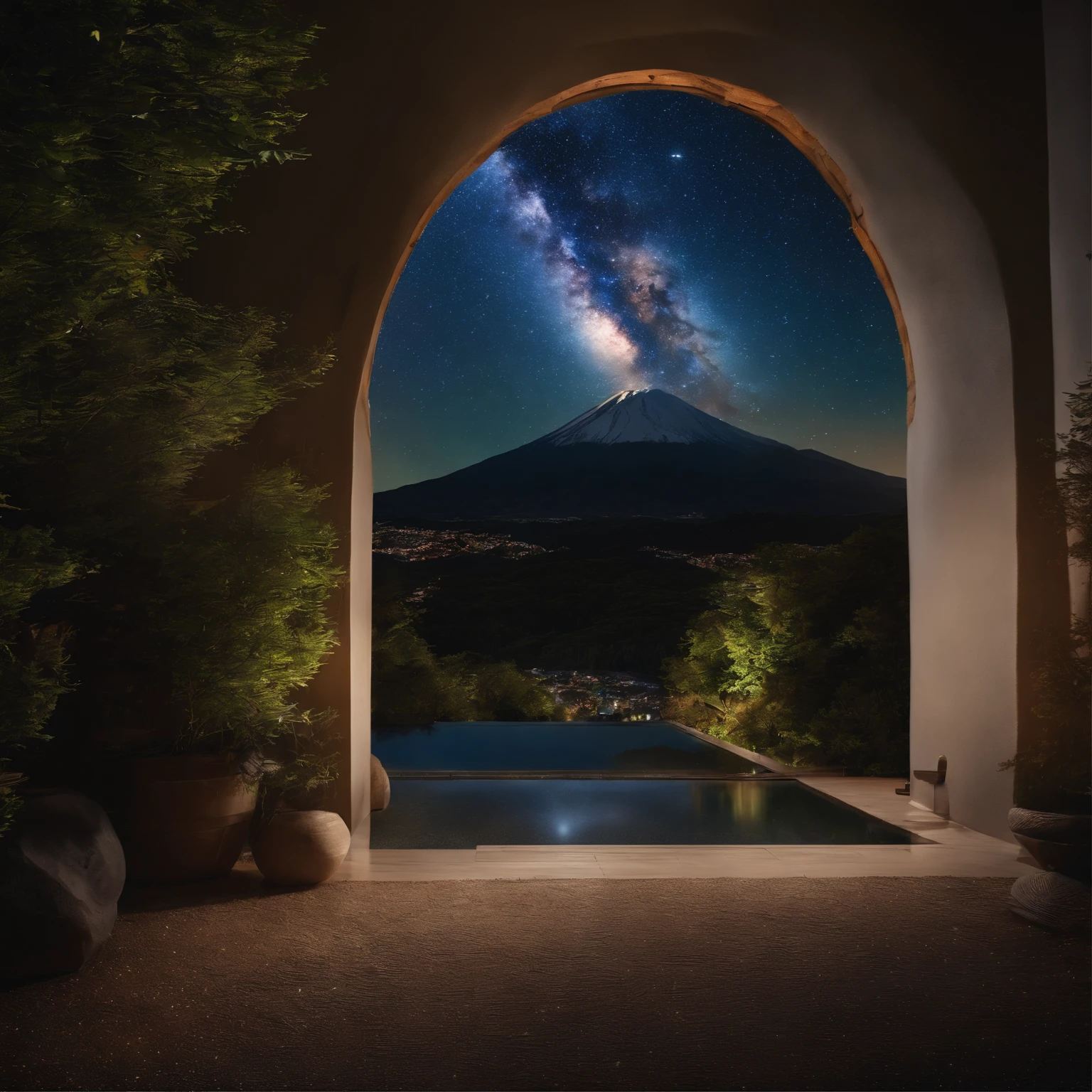 Master Parts、Superior Quality、superior image quality、The 8k quality、Beautiful pictures of the starry sky、magnifica、Arched Milky Way、mont.Fuji、Meteor swarm