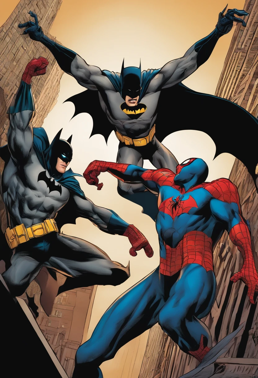 Batman VS spiderman fight