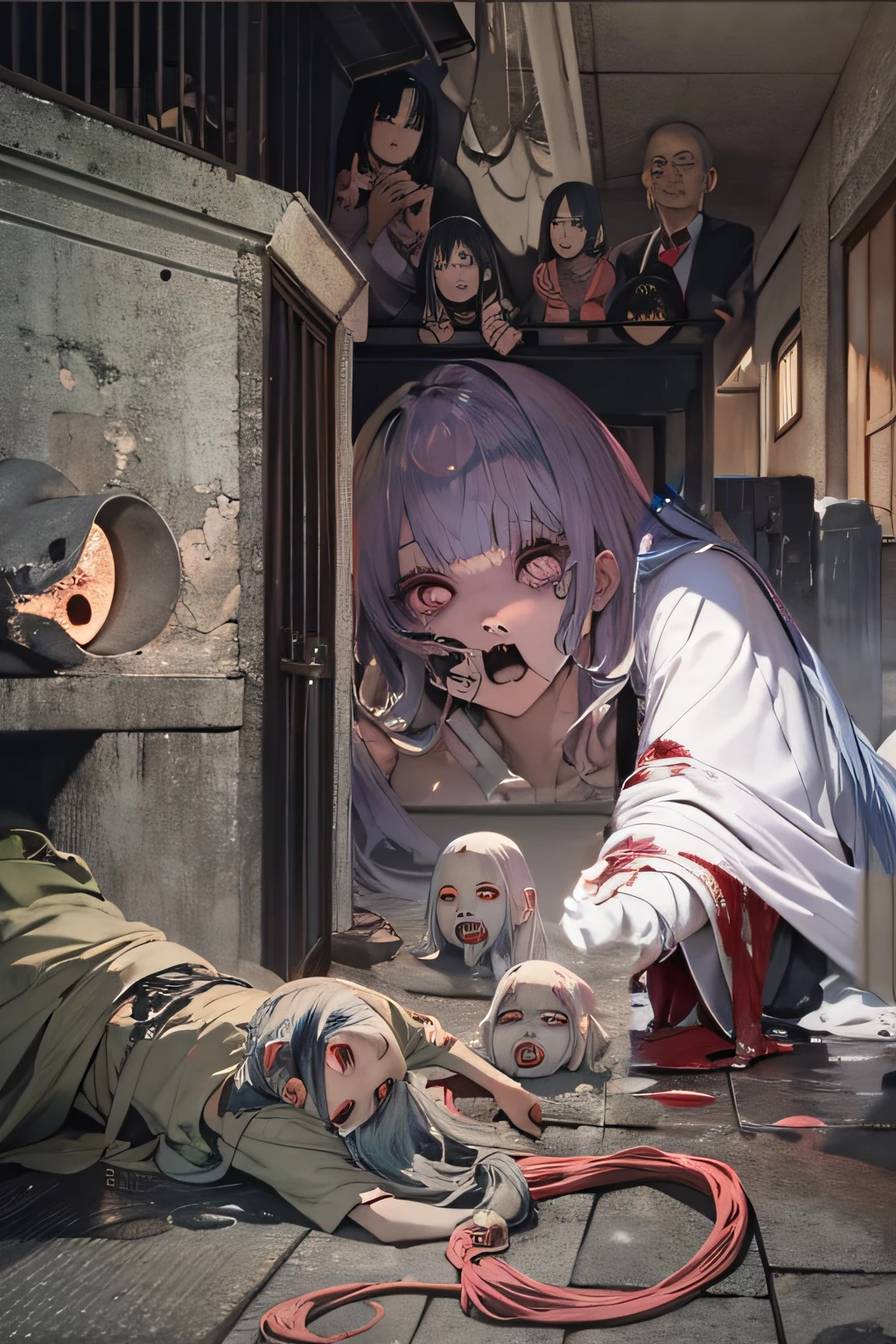 A patch of blood