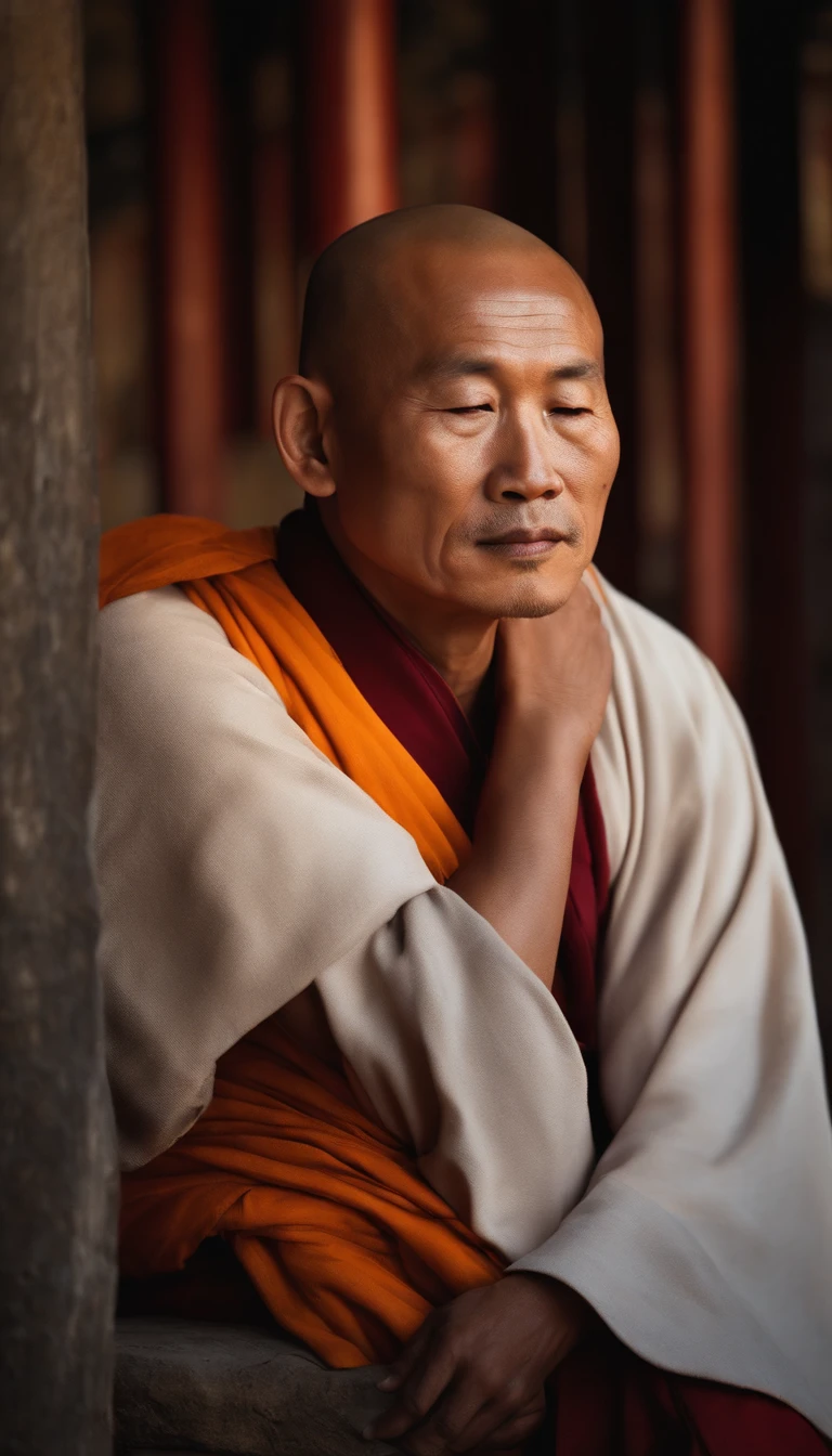 A Chinese monk