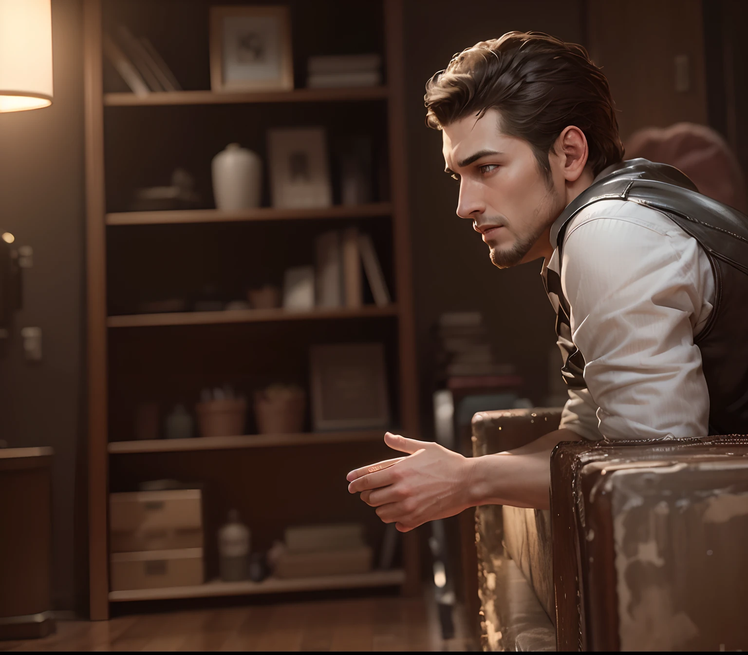 Realistic, hollywood actors, handsone boy with good hair