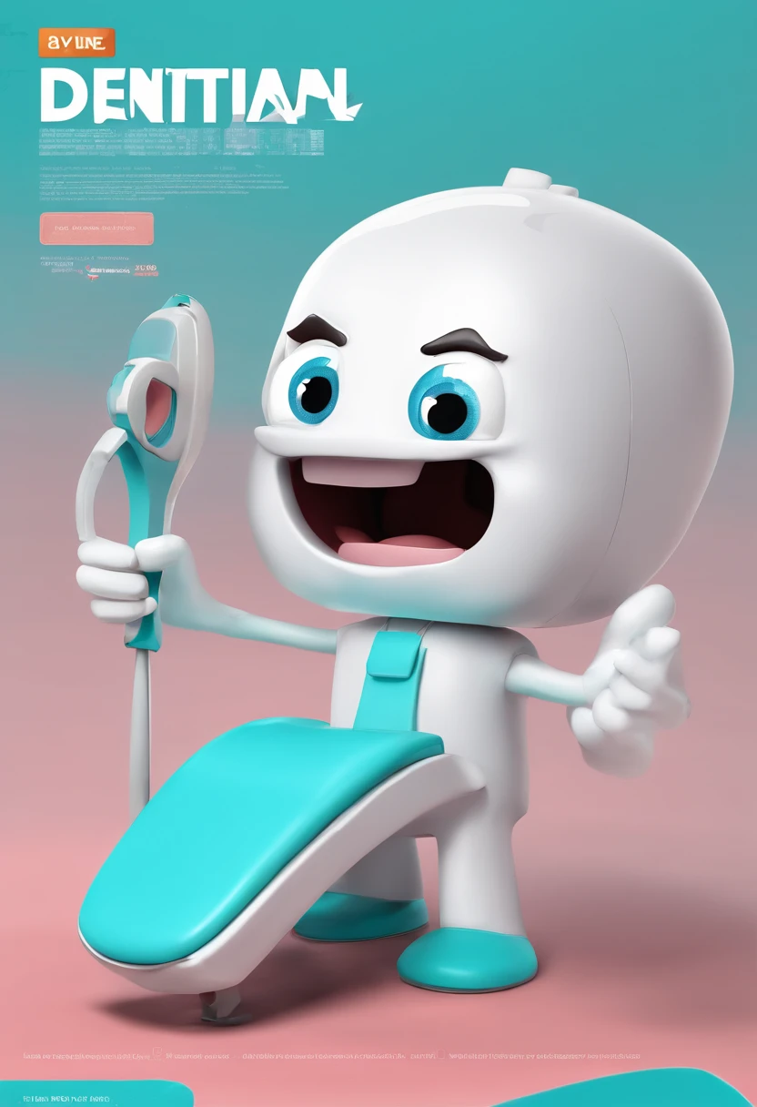 3D simple dentist character