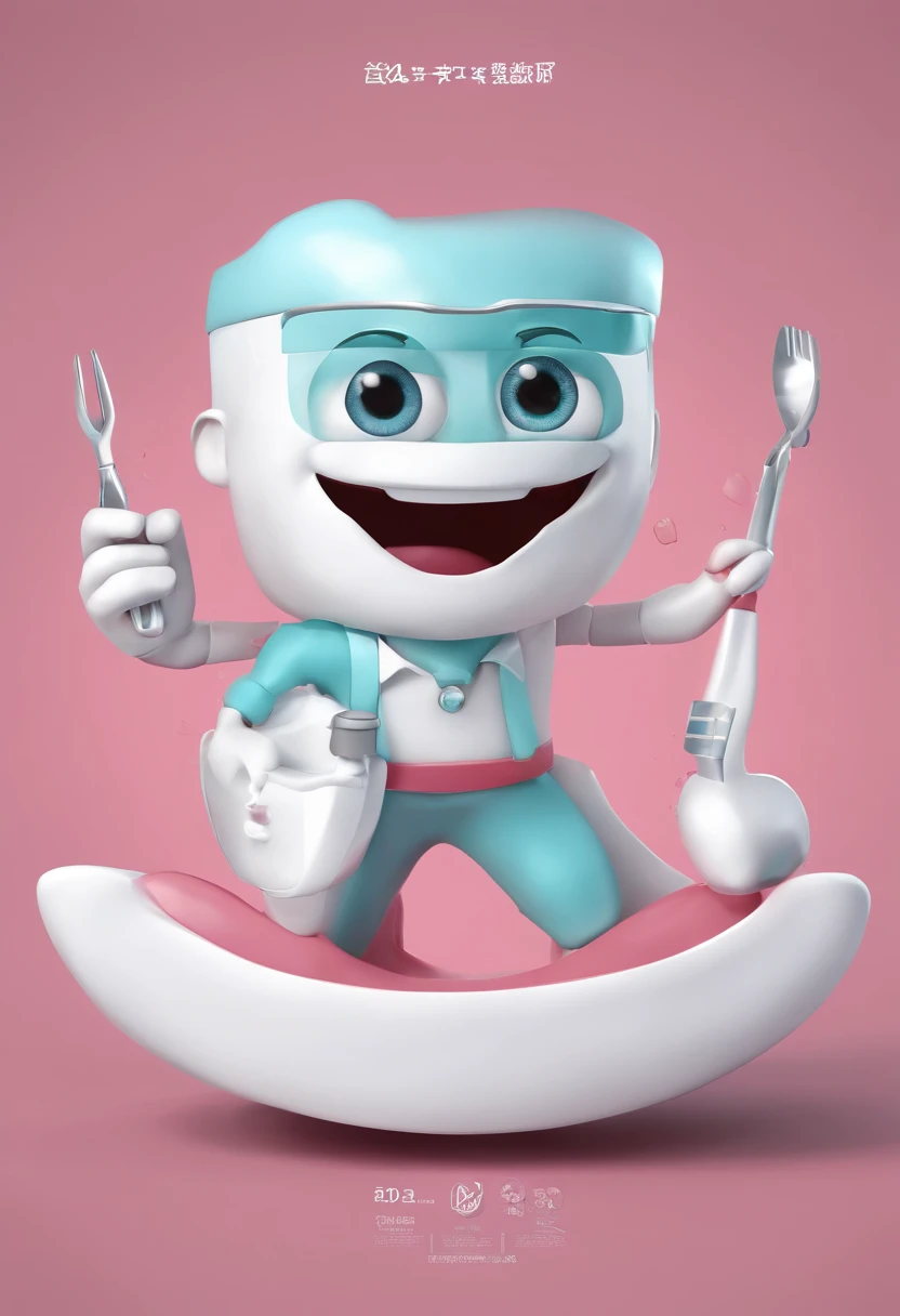 3D simple dentist character
