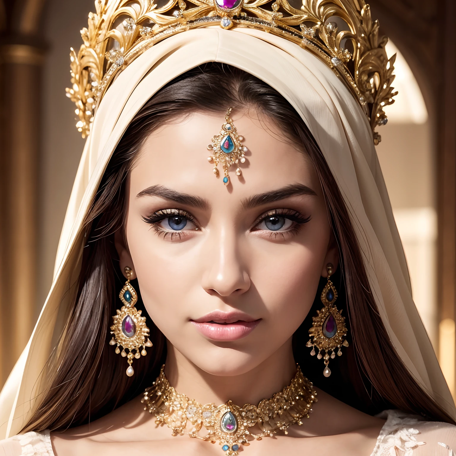 Theodora、6Empress of the Eastern Roman Emperor Justinian I in the 15th century。Young and attractive beauty。Slim body、Long and narrow face。From a poor dancer to an empress、She helped her husband and became involved in national politics.。6Greek of the century。Beauty