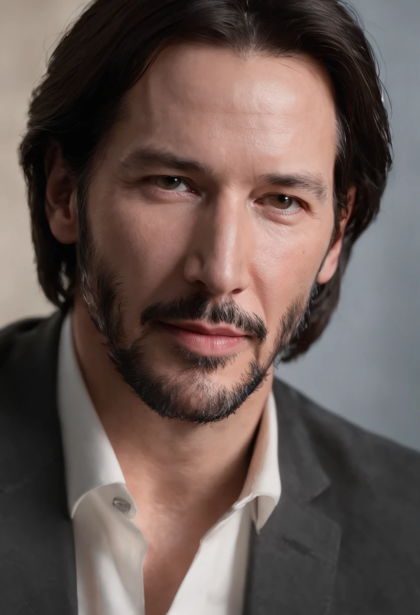 Young Caucasian Male,Keanu Reeves,Completely realistic, , Full high resolution, Well made,detail-rich.