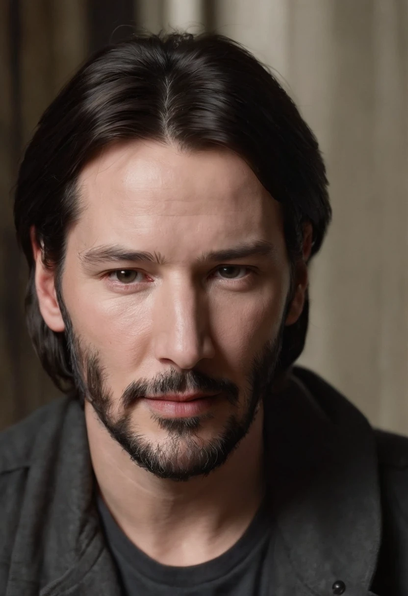 Young Caucasian male,Keanu Reeves was 20 years old,Completely realistic, , Full high resolution, Well made,detail-rich.Don't grow a beard