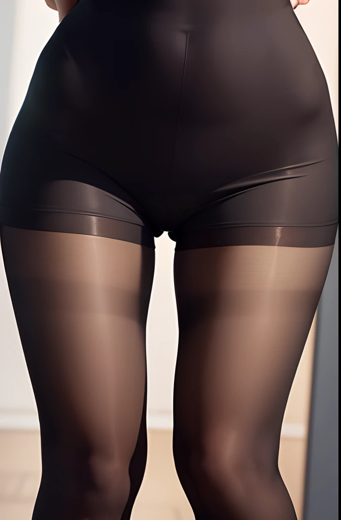 Brown tights、thick thight、frontage、From waist to toe、Composition in which all legs are visible、The upper body is not wearing anything