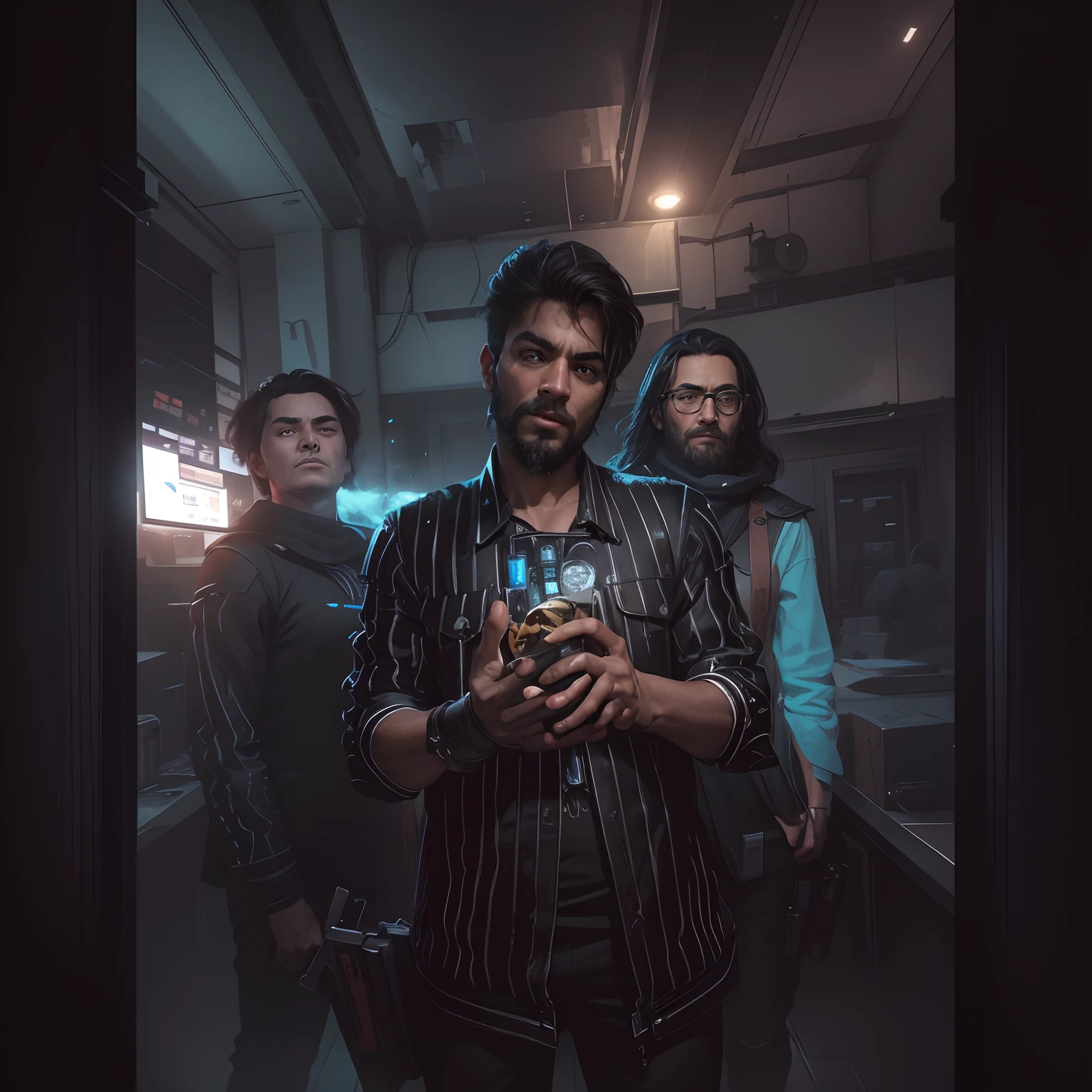 Background black with realistic face....in a gaming universe face should be real....the face I have given exactly that kind of face....picture should be in hd... And have details...face must be as it is...