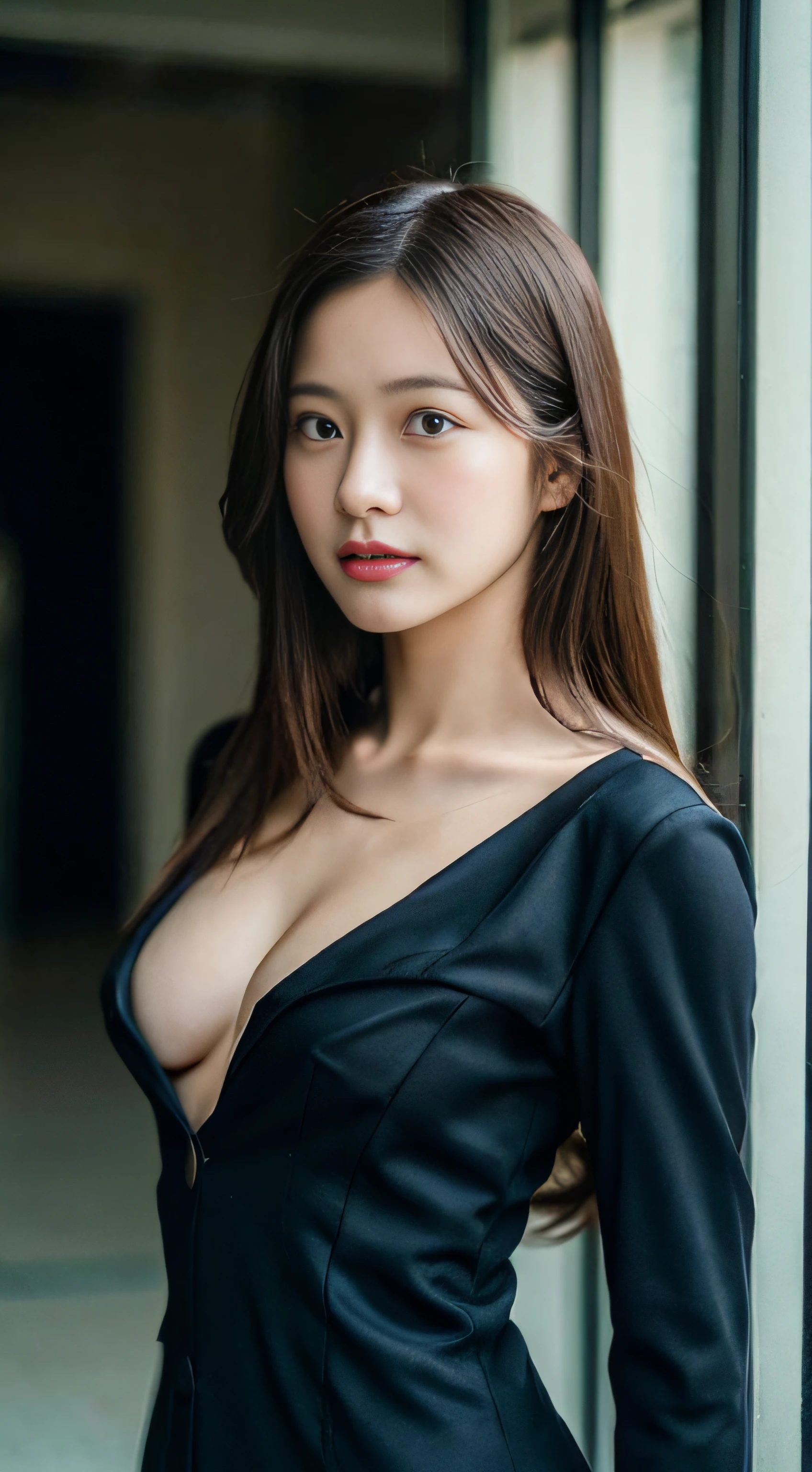 (NSFW:1.5), (NSFW:1.5), NSFW, SFW,Raw photography、top-quality、masterpiece:1.2)、32K、ultra res、fully body photo、Composition from the knee up:2.0、body facing forward:2.0、Full body portrait、rialistic photo、((Recruit Suit:1.6))、Mini Tight Skirt:1.8、(realisitic、Photorealsitic:1.37)、超A high resolution、depth of fields、Soft lighting、Caustics、masterpiece、ultra-detailliert、pylons、(8K、Raw photography、top-quality、masterpiece:1.2)、32K、ultra res、rialistic photo、(realisitic、Photorealsitic:1.37)、超A high resolution、depth of fields、Caustics、masterpiece、ultra-detailliert、fully body photo、1girl in、独奏、in poolside、Slender Abs、flat breast、small tits、Bust 70 cm、Hip 82 cm、Slender body、((big breasts thin waist))、The crotch is clear、Long hair swaying in the wind、tiny chest、small hip、Model grade ratio、Vibrant poses、Super cute full body photo、1girl in、、is standing、in poolside、Slender Abs、Waist 52 cm、flat breast、small tits、Bust 70 cm、Hip 82 cm、Slender body、big breasts thin waist、tiny chest、small hip、Model grade ratio、Vibrant poses、Super Cute