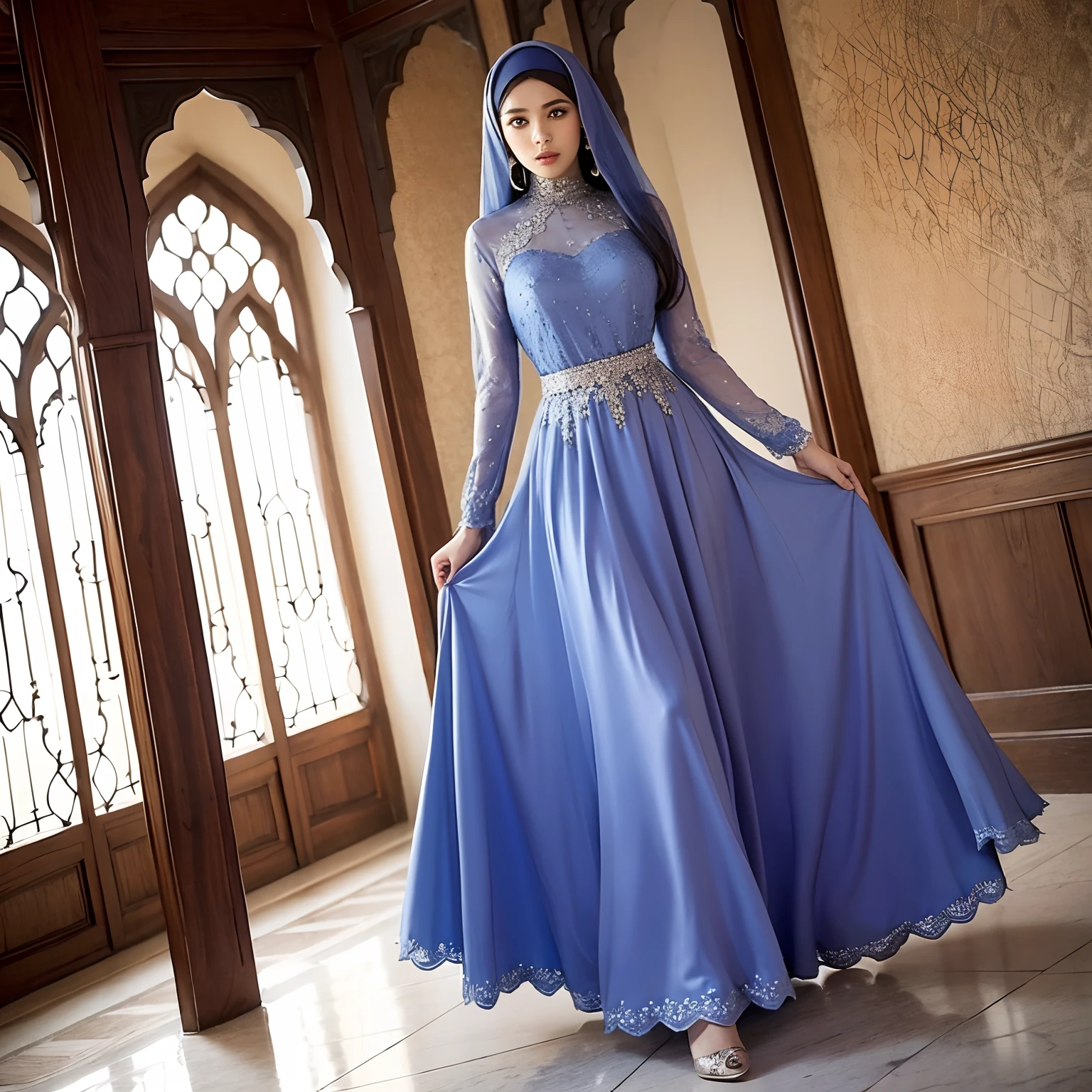 Respectable islamic dress Very Beautiful princesse