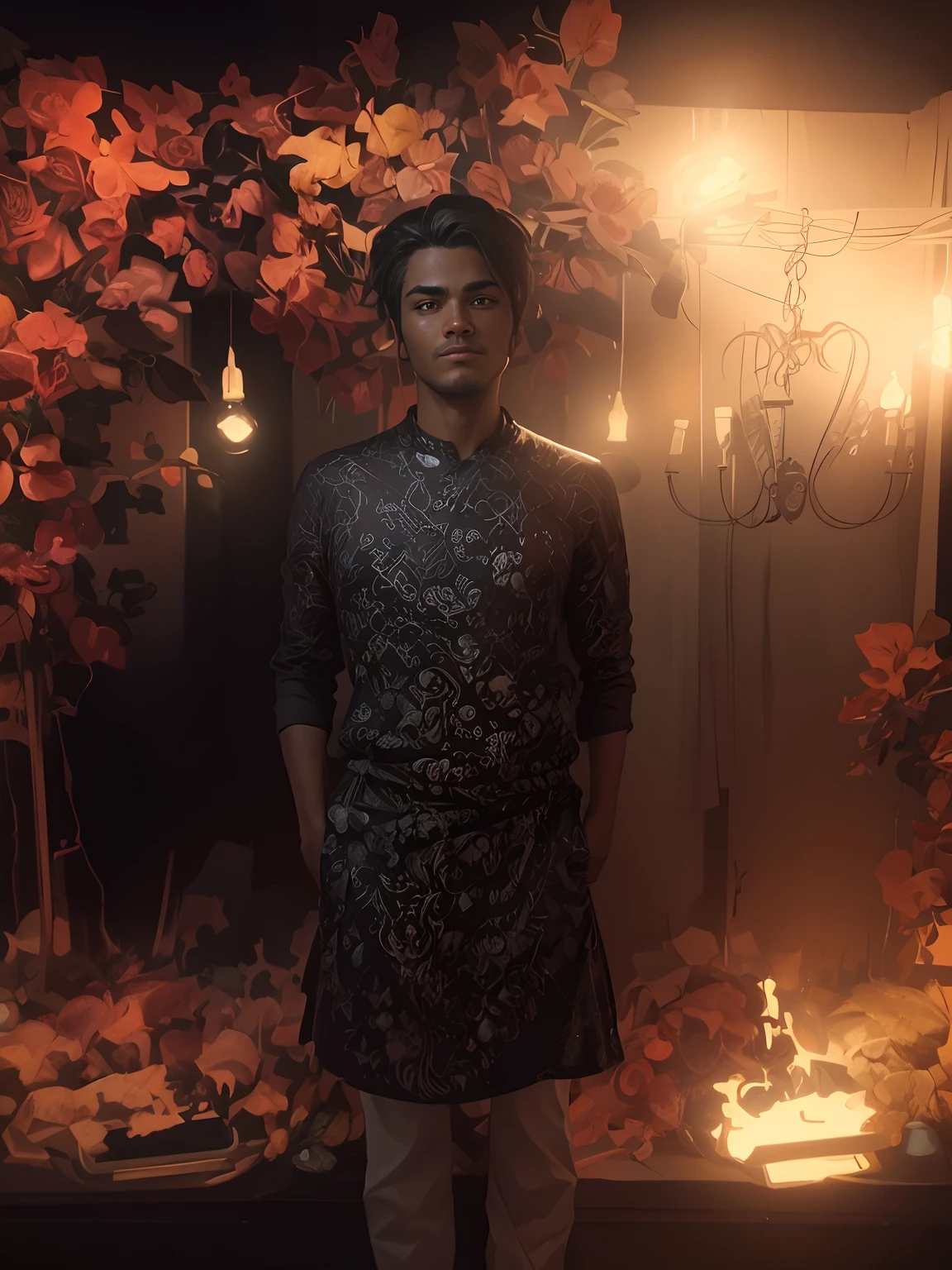Background black with realistic face....in a gaming universe face should be real....the face I have given exactly that kind of face....picture should be in hd... And have details...face must be as it is, add a little facial hair, retain the actual skin tone
