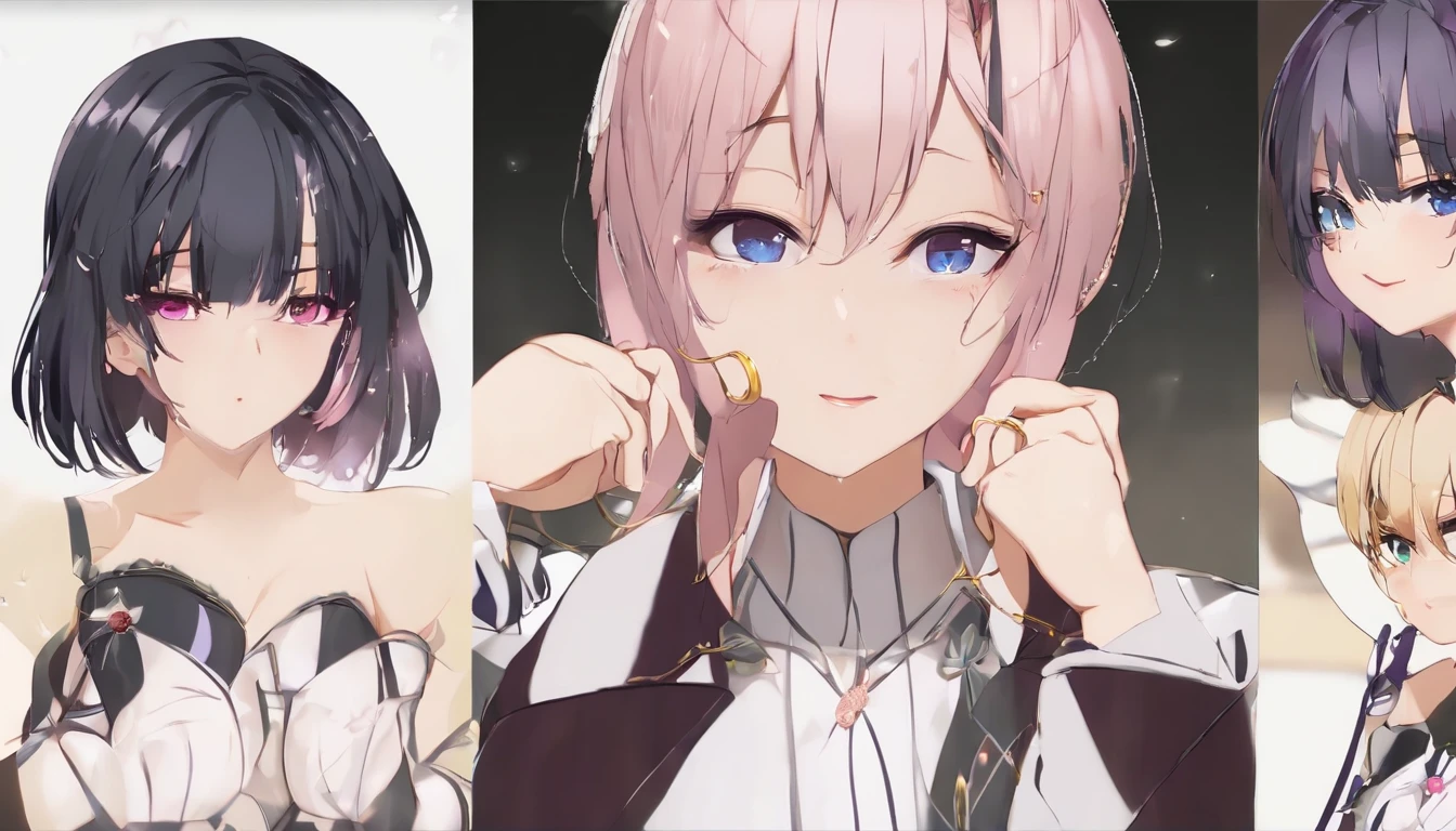 ShizukaMikazuki, Shizuka Mikazuki, short hair, cabelo roxo, ornamento de cabelo, grampo de cabelo, (olhos cor-de-rosa:1.5), franja varrida, (peito pequeno:1.2), QUEBRAR umbigo, clivagem, suit jacket, roupas abertas, diafragma, Hood, jaqueta aberta, Jaqueta azul, jaqueta com capuz, sports bra, hood down, quebrar olhando para o espectador, quebrar ao ar livre, quebrar (master part:1.2), melhor qualidade, high resolution, Unity 8k papel de parede, (illustration:0.8), (belos olhos detalhados:1.6), Rosto extremamente detalhado, perfect lighting, CG extremamente detalhado, (perfect hands, anatomia perfeita),