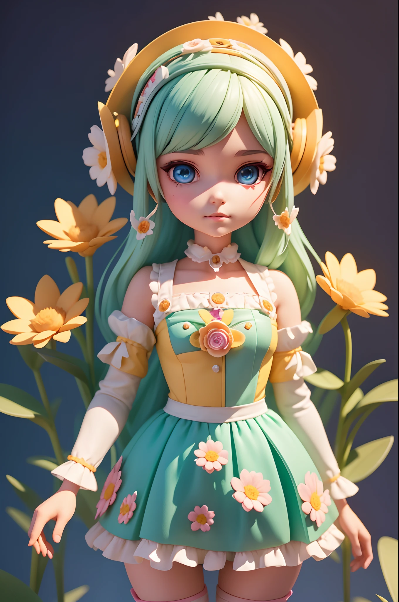 (masterpiece)、(top-quality)、(The ultra-detailed)、(full body Esbian:1.2)、{low angles}、simple background、1girl in、solo、The upper part of the body、long curly hair、Songsuits、Pompadour skirt、Slim and beautiful vest、Lace Shirt、Bubble Sleeve、pasties、bow ribbon、Plaid、Green hair、headphones、long、Standing microphone、(beautifull detailed face)、(beatiful detailed eyes)、{{Lift the skirt yourself}}、{{{crisp lace panties}}}、{{{Panties look good}}}、{{Sheer panties}}、{{{Pants that dig into the crotch}}}、{{{Distinctオマンコ}}}、cameltoe、{{オマンコI can see it}}