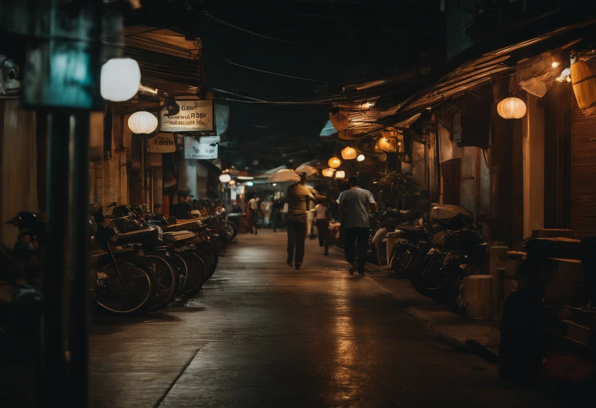 Wide alleys in Bangkok