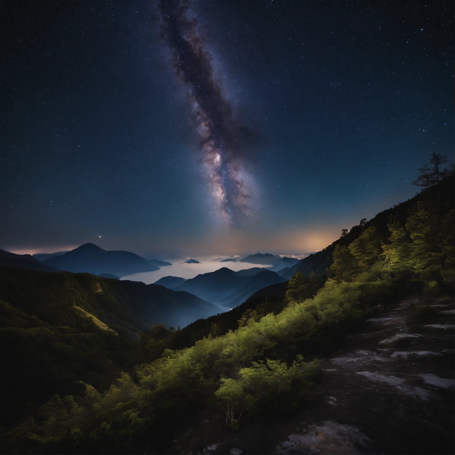 Master Parts、Superior Quality、superior image quality、The 8k quality、Beautiful pictures of the starry sky、magnifica、Arched Milky Way、Northern Alps in Japan