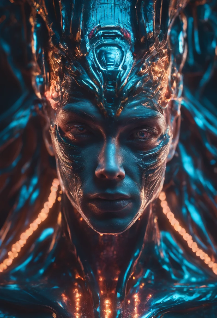 clear lighting、A dazzling light covers the entire area、Closeup portrait of a man with water on his head, Rei de cabelos brancos, Arte em estilo Guviz, Ross Tran 8 K, umaforte imperador fantasia, 8k arte detalhada de alta qualidade, Retrato de uma rei dos mares, Arte digital altamente detalhada em 4k, rei dos mares forte e imponente, Retrato de um rei, Retrato do Rei dos mares.
