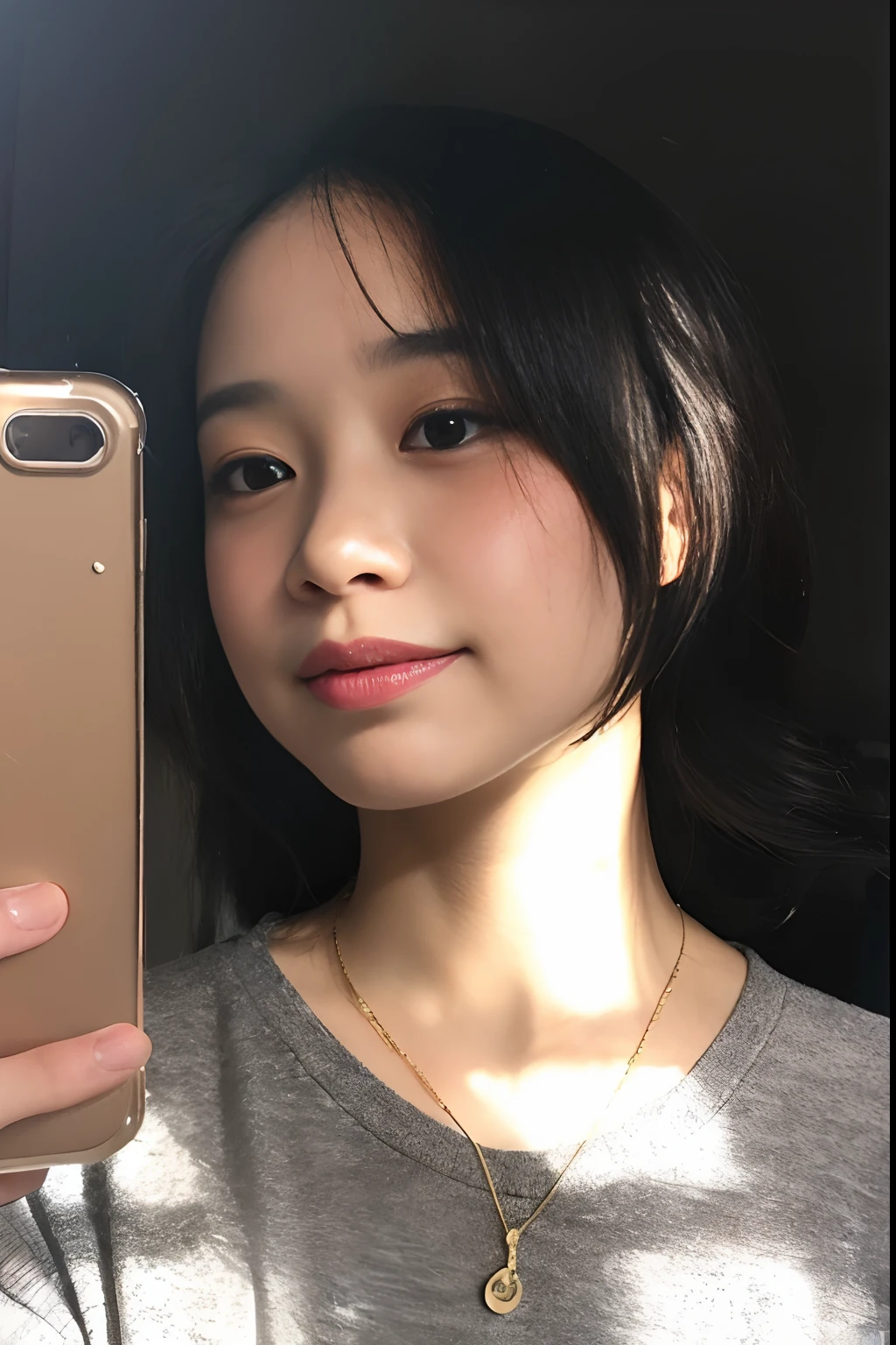 Cute  girl in elementary  uniform,japanes,extremely detailed eye and face, Sharp pupils,Narrow and dark crowded train gaps without lighting、Man in his 40s hugging a girl from behind、In ultra-high resolution,Cute smile, Cinematic lighting,tranquil atmosphere、Beautiful fine details,extremely detailed eye and face、Ultra-wide-angle shooting、Girl with expressionless and puzzled face、A girl was forcibly hugged from behind by a man in his 40s。Full Body Display