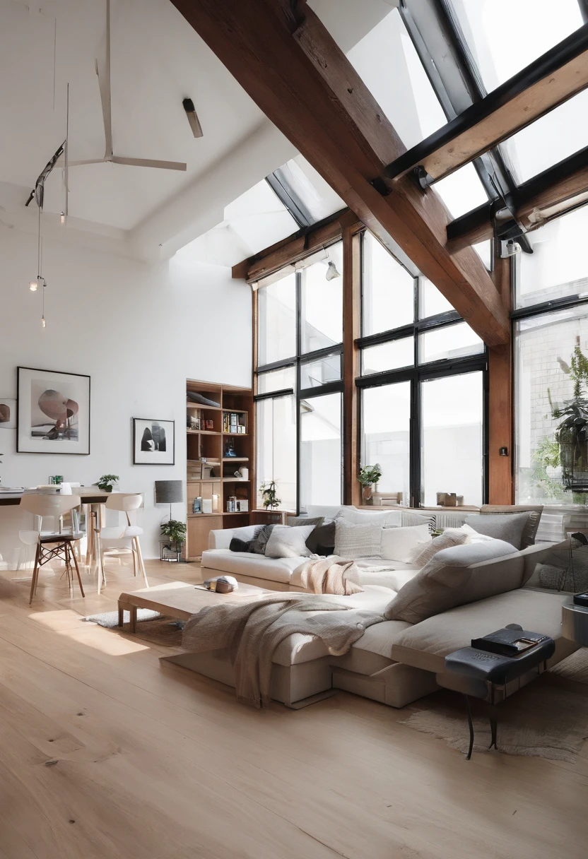 loft pequeno e compacto