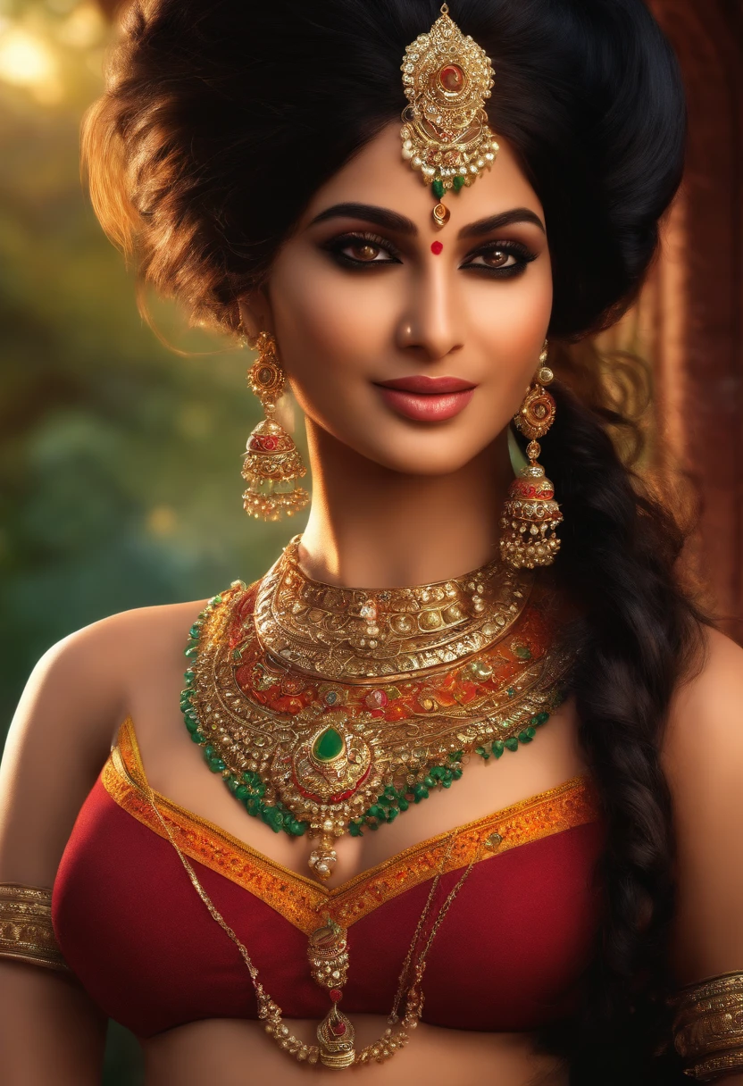 Sexey vegina boobs female Indian character