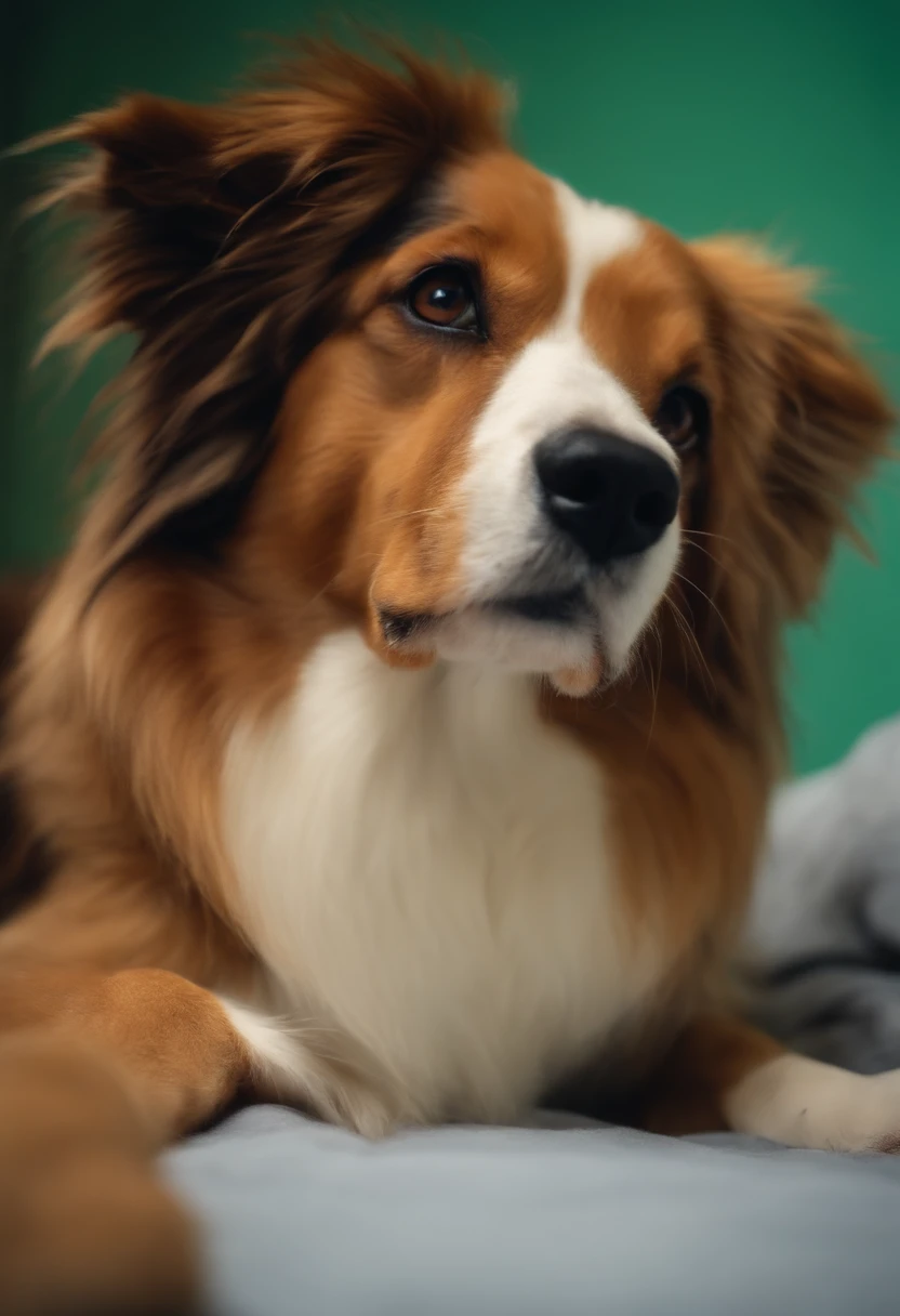 Nackt auf Bett in doggy Stile Gesicht zur Kamera gedreht