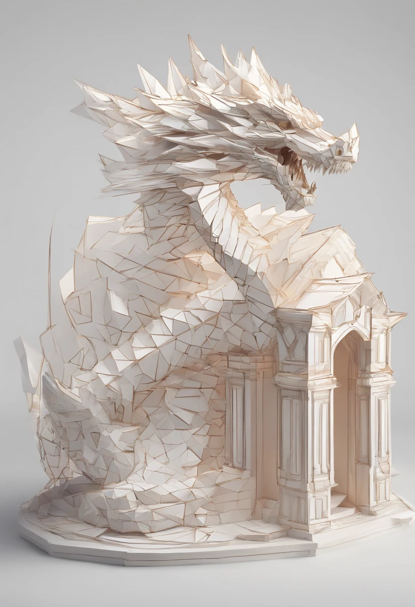 Best Quality, Top image quality, Top resolution, Intricate details, Craftsmanship, (PAPERCUT:1.3), The work of a magician with fire magic, Ring of Fire, Dragon engulfed in flames, Cutting framed paper, Museum, Protruding from the flame flame, Actual Paper Burning, fire, Real Fire
