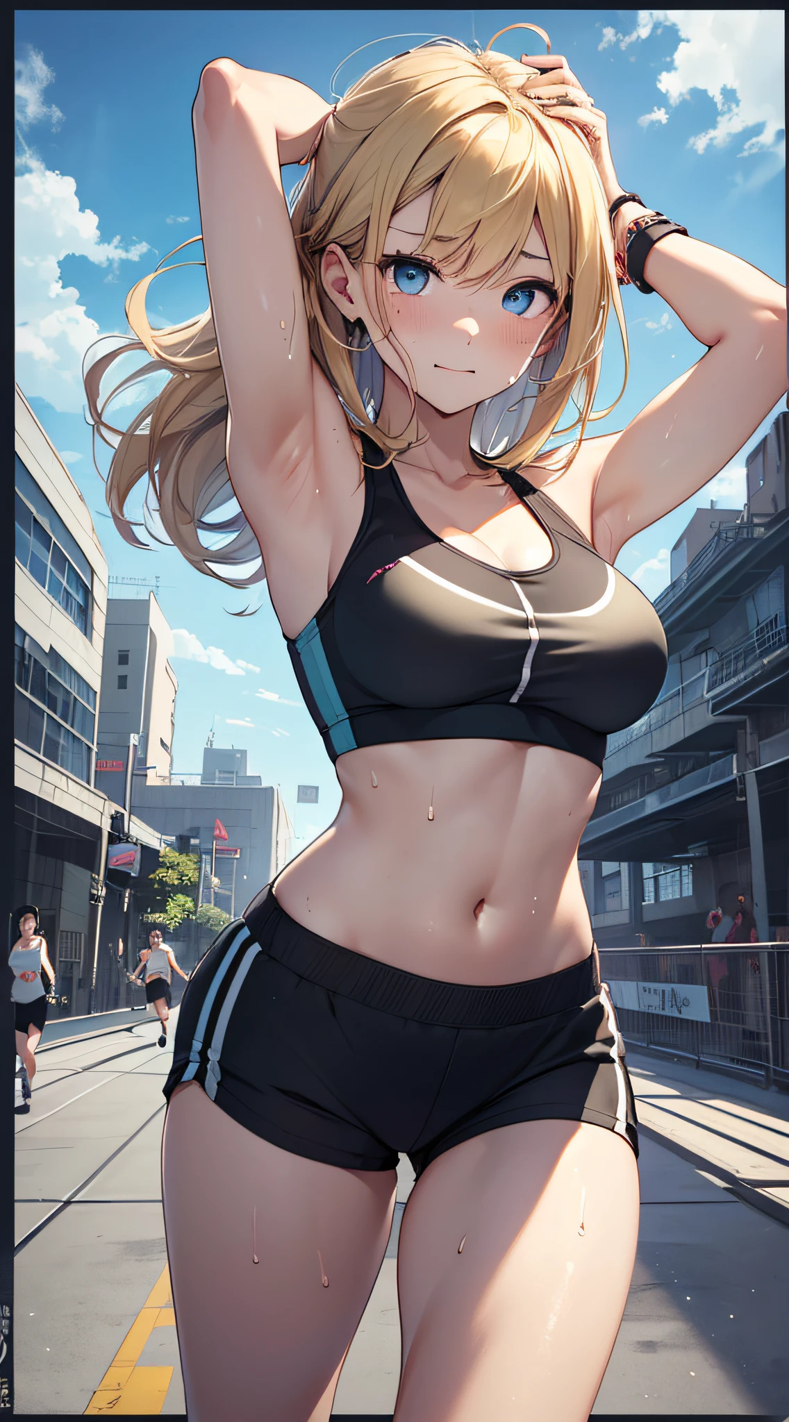 Luminous body,nsfw,Cloudy juice、股からCloudy juice、Estrus、Bukkake、masterpiece, Highest quality, High resolution,
(figure:1.4), (Beautiful attention to detail),
One girl,alone,
break agnes tachyon \(umamusume\), Medium chest,
break (Bike Shorts,White tank top, )
Cowboy Shot,
running,
neutral,haze,
Embarrassing,Fuller lips,
Wet body, Wet clothes,
blush,
break track and field,